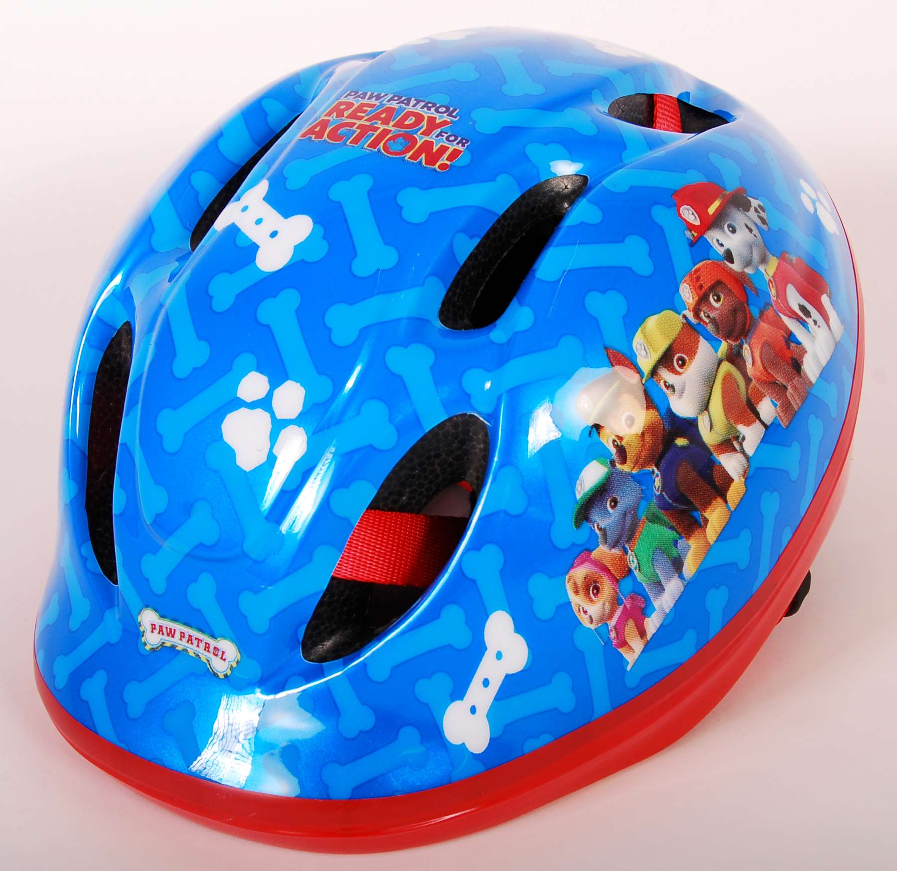 Fahrradhelm Paw Patrol für Jungen in Blau Rot 51-55 cm Kinderhelm