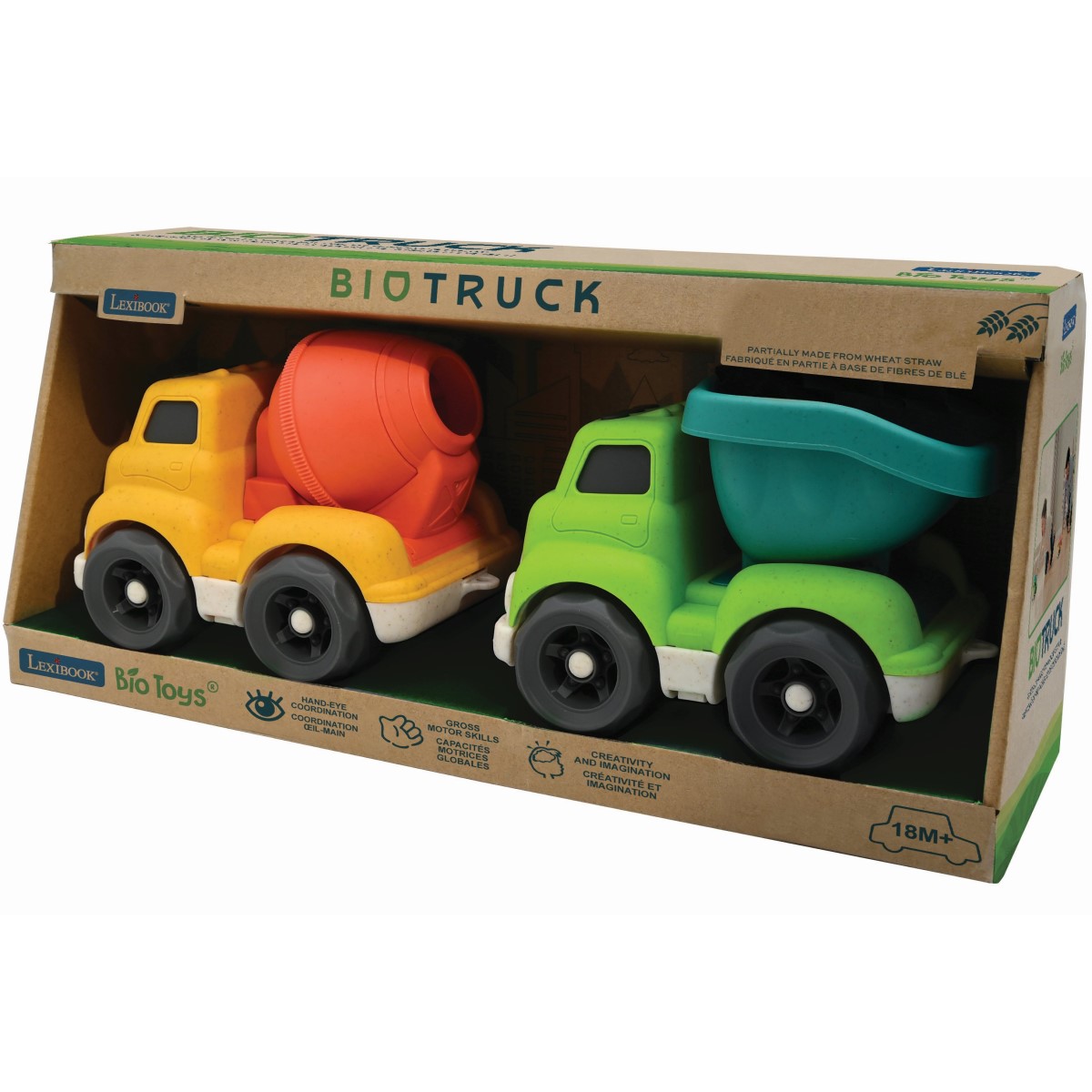 Bio-Plastik Betonmischer aus Weizenfasern Bio-Plastik Betonmischer aus Weizenfasern