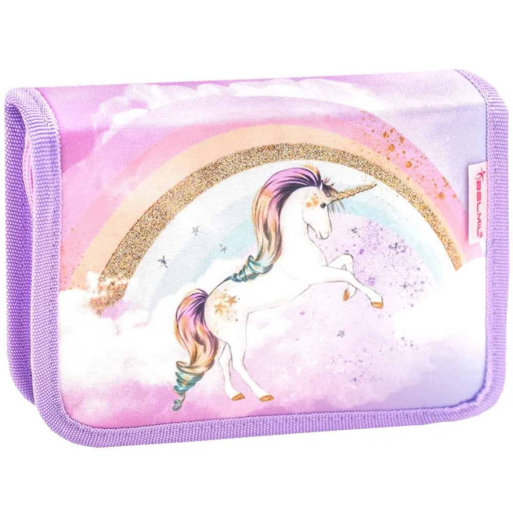 Belmil Mini-Fit ergonomisches Schulranzen-Set 4-teilig "Rainbow Unicorn" mit Brustgurt Belmil Mini-Fit ergonomisches Schulranzen-Set 4-teilig "Rainbow Unicorn" mit Brustgurt