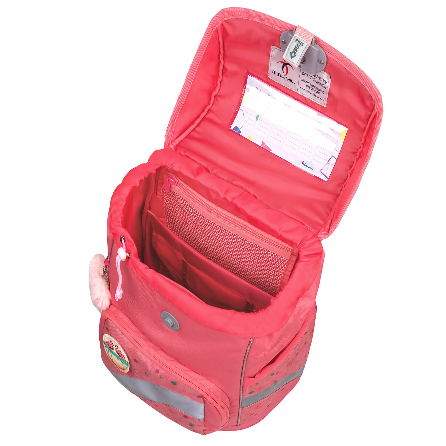 Rucksack Smarty ergonomisches Schulranzen Set 5-teile Blue Bird Tasche