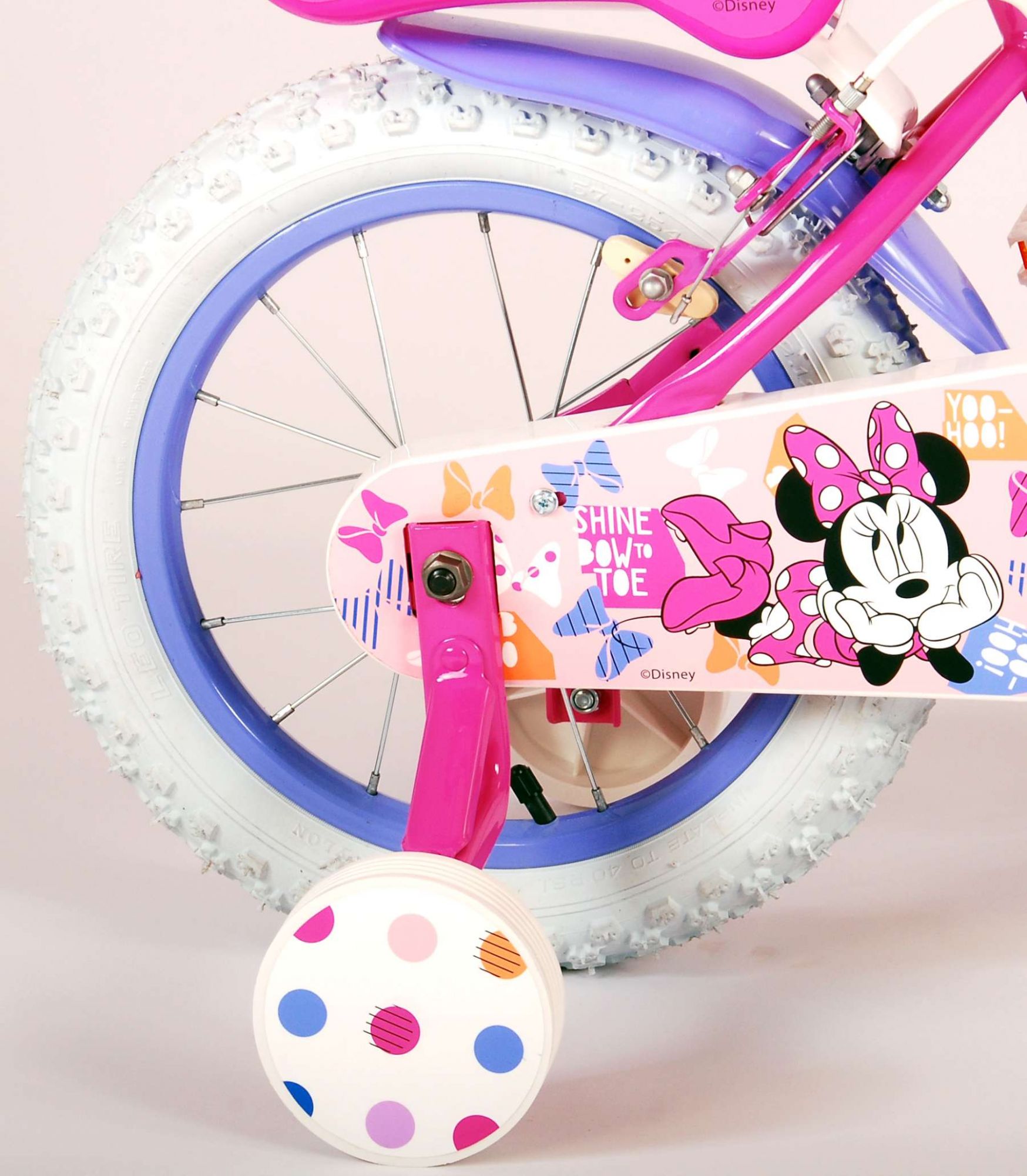 Kinderfahrrad Disney Minnie Cutest Ever Mädchen 14 Zoll Kinderrad Rosa