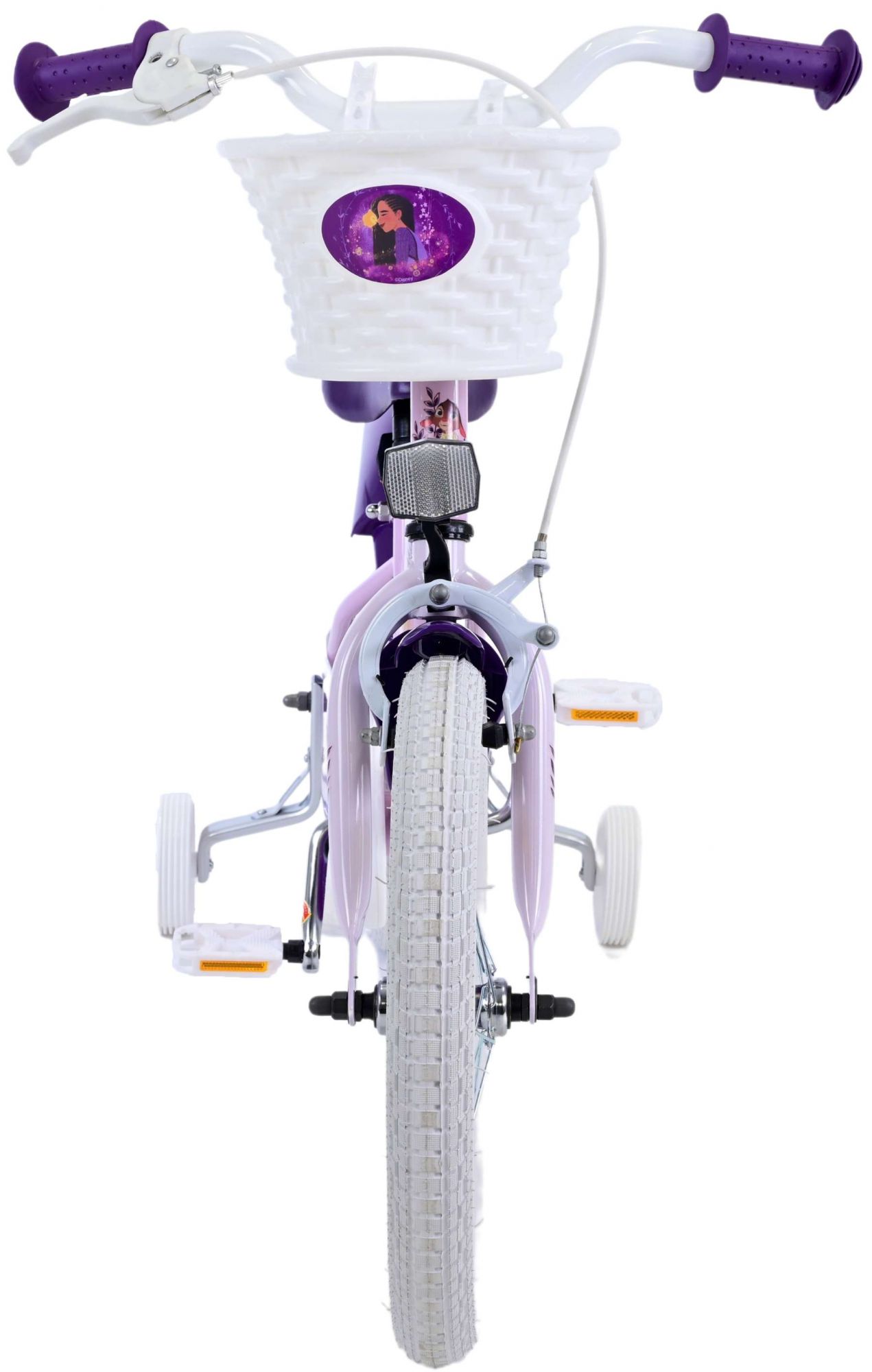 Kinderfahrrad Disney Wish Fahrrad für Mädchen 14 Zoll Kinderrad Rosa