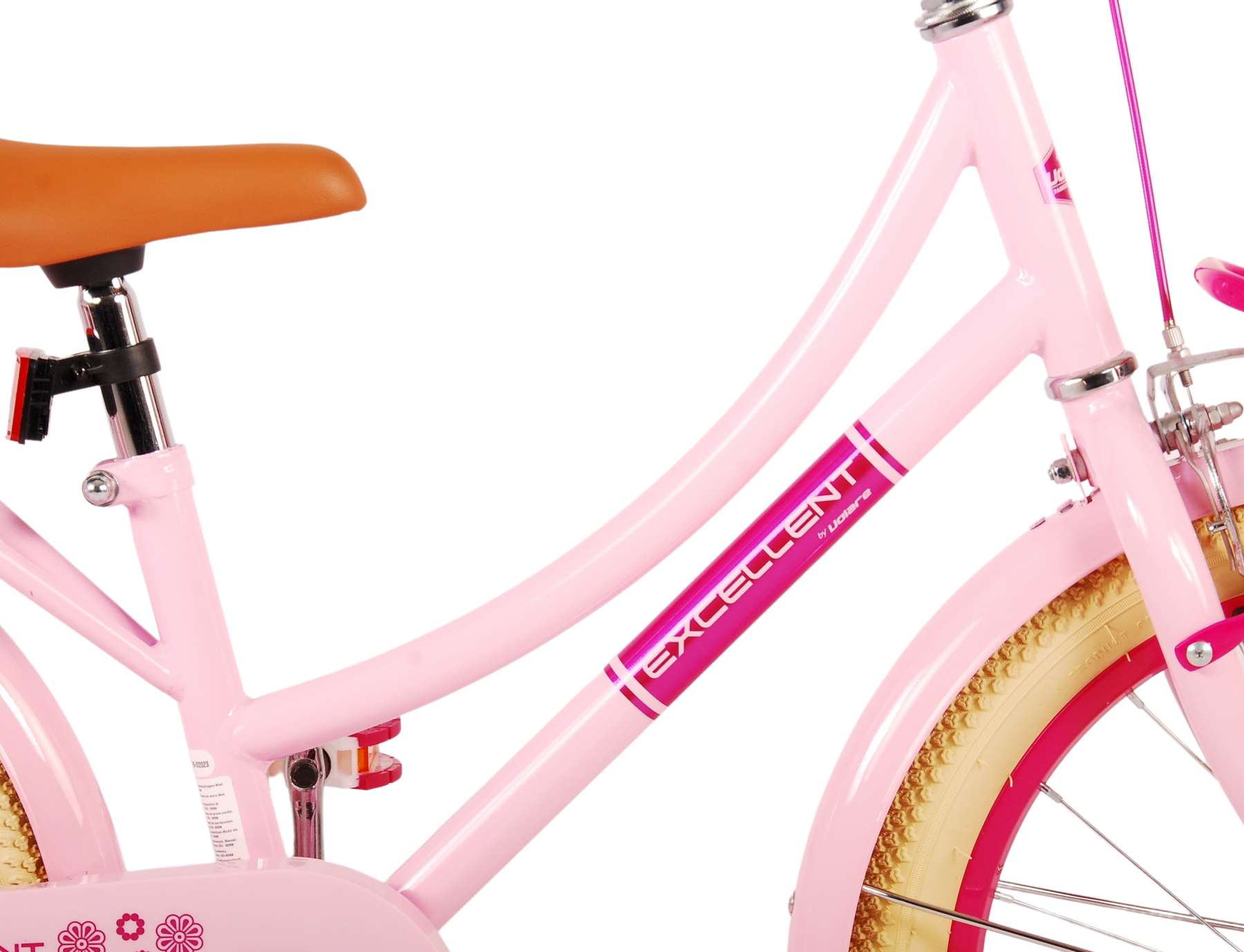 Kinderfahrrad Excellent für Mädchen 18 Zoll Kinderrad in Pink