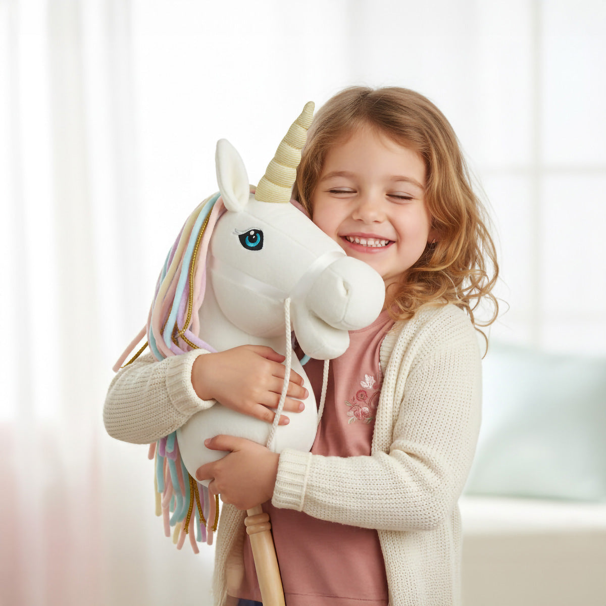Steckentier Einhorn Rainbow weiß Steckentier Einhorn Rainbow weiß