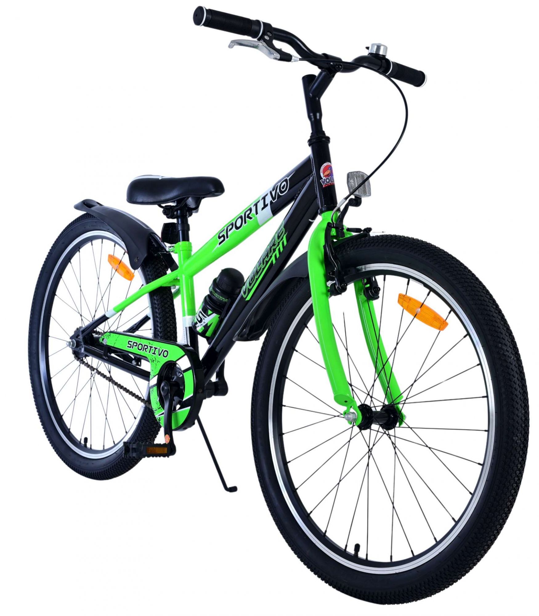 Kinderfahrrad Sportivo für Jungen 24 Zoll Kinderrad in Schwarz Grün Kinderfahrrad Sportivo für Jungen 24 Zoll Kinderrad in Schwarz Grün