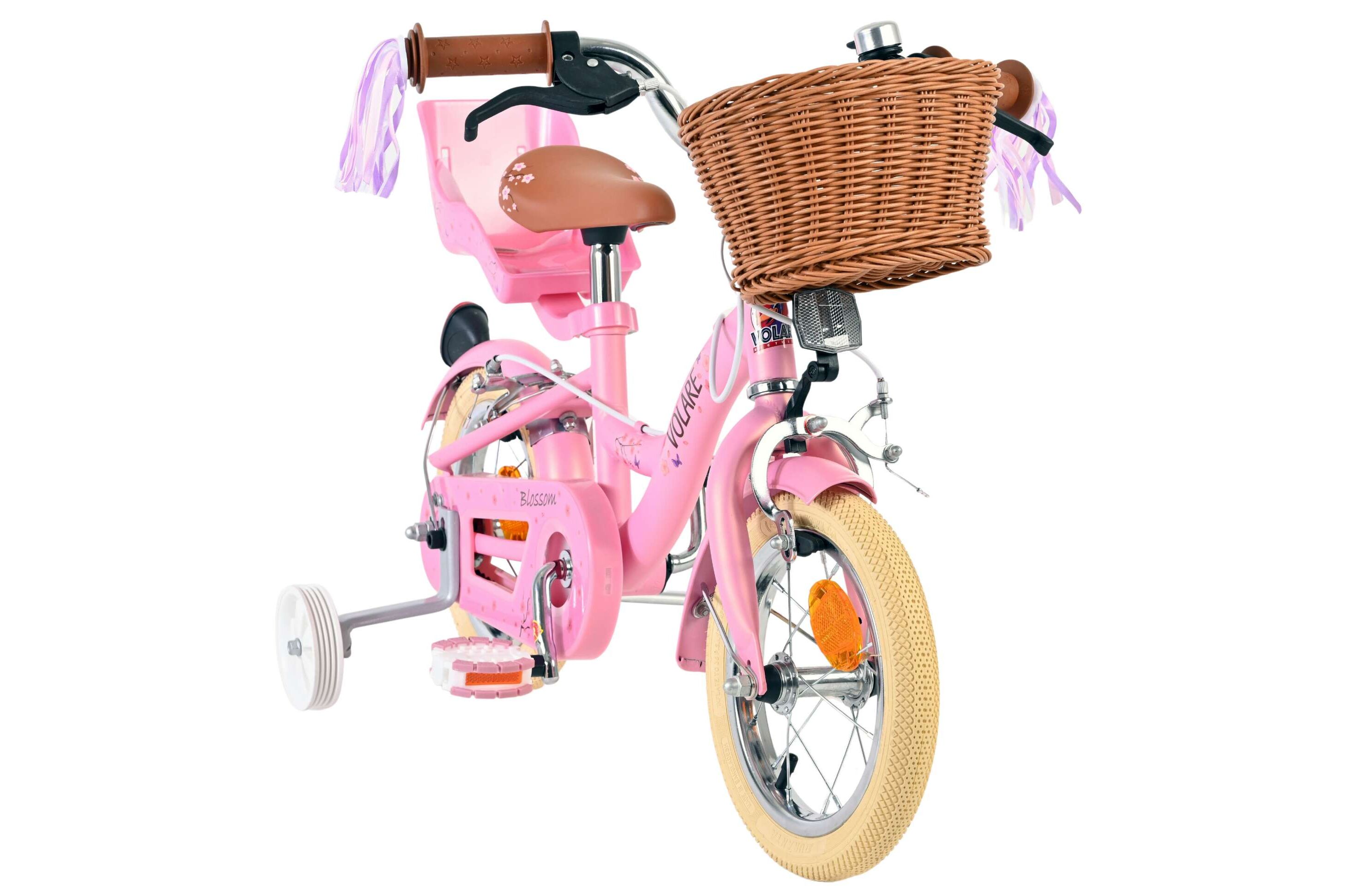 Kinderfahrrad Blossom für Mädchen 12 Zoll Kinderrad in Rosa, Zwei Handbremsen Kinderfahrrad Blossom für Mädchen 12 Zoll Kinderrad in Rosa, Zwei Handbremsen