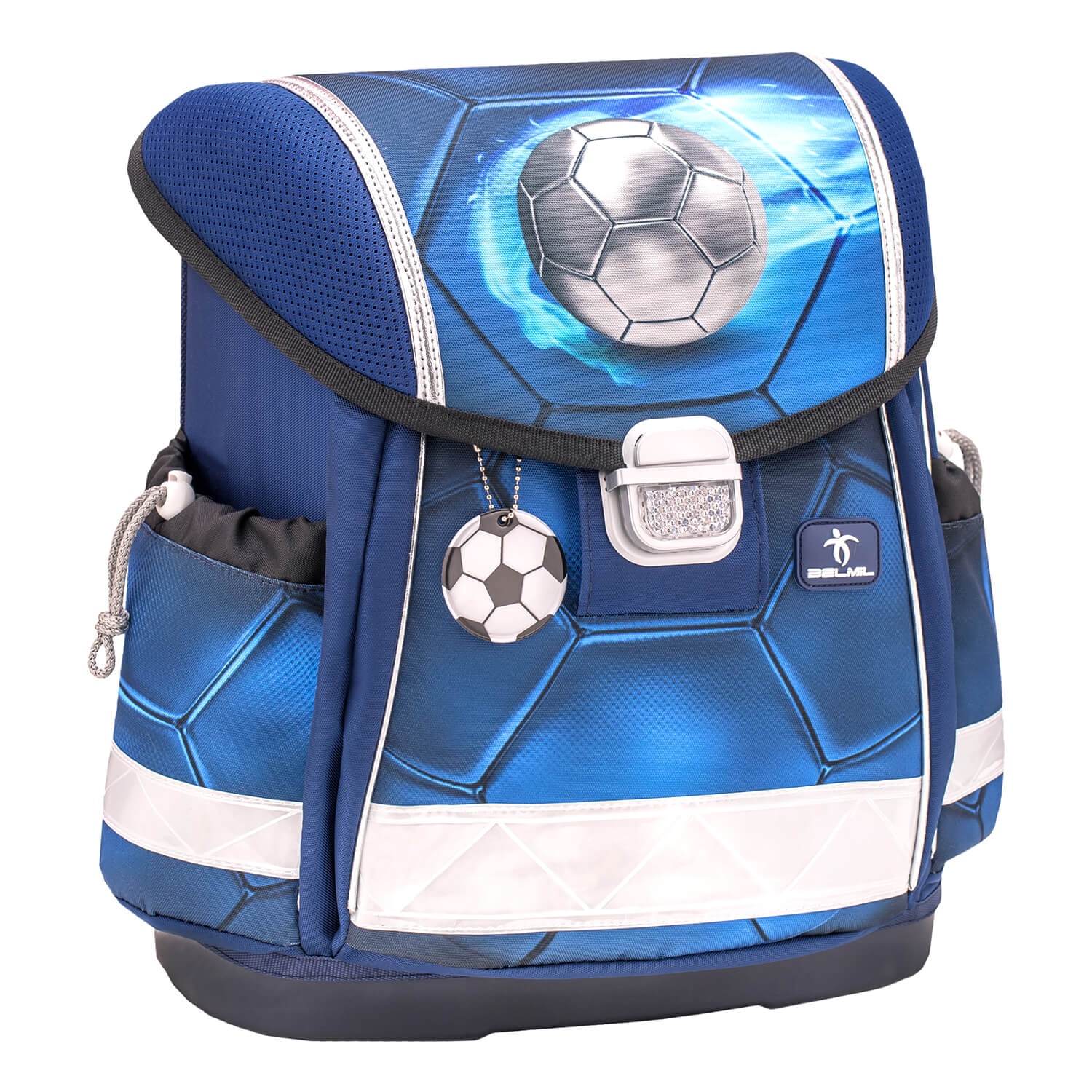 Belmil Classy ergonomisches Schulranzen-Set 4-teilig "Football 4" mit Brustgurt Belmil Classy ergonomisches Schulranzen-Set 4-teilig "Football 4" mit Brustgurt