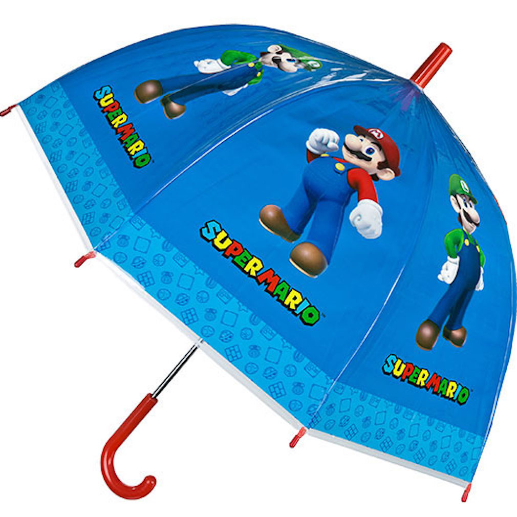 Nintendo Super Mario und Luigi Kinder Regenschirm