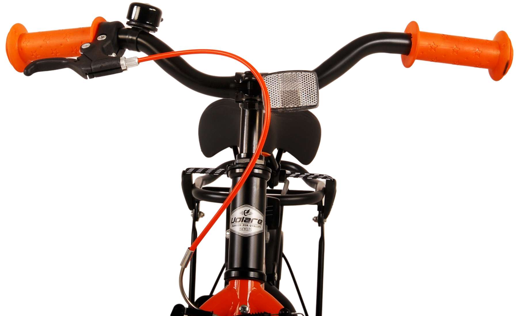 Kinderfahrrad Thombike für Jungen 12 Zoll Kinderrad in Schwarz Orange