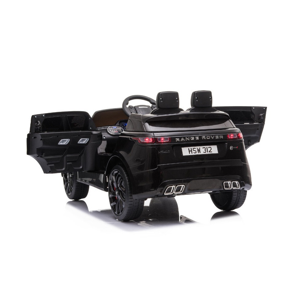 ES-Toys Elektro Kinderauto „Range Rover Velar“ – lizenziert – 12V7AH Akku,2 Motoren+ 2,4Ghz+Ledersitz+EVA – Schwarz ES-Toys Elektro Kinderauto „Range Rover Velar“ – lizenziert – 12V7AH Akku,2 Motoren+ 2,4Ghz+Ledersitz+EVA – Schwarz