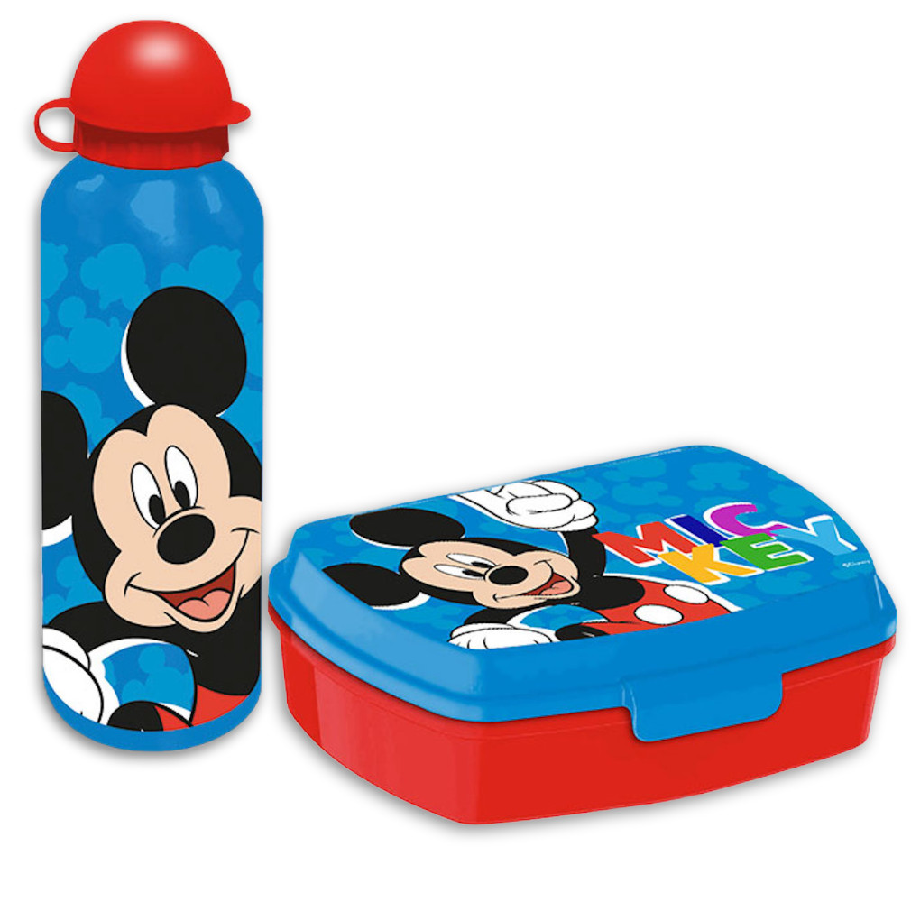 Mickey Mouse Lunchset Trinkflasche Brotdose Disney