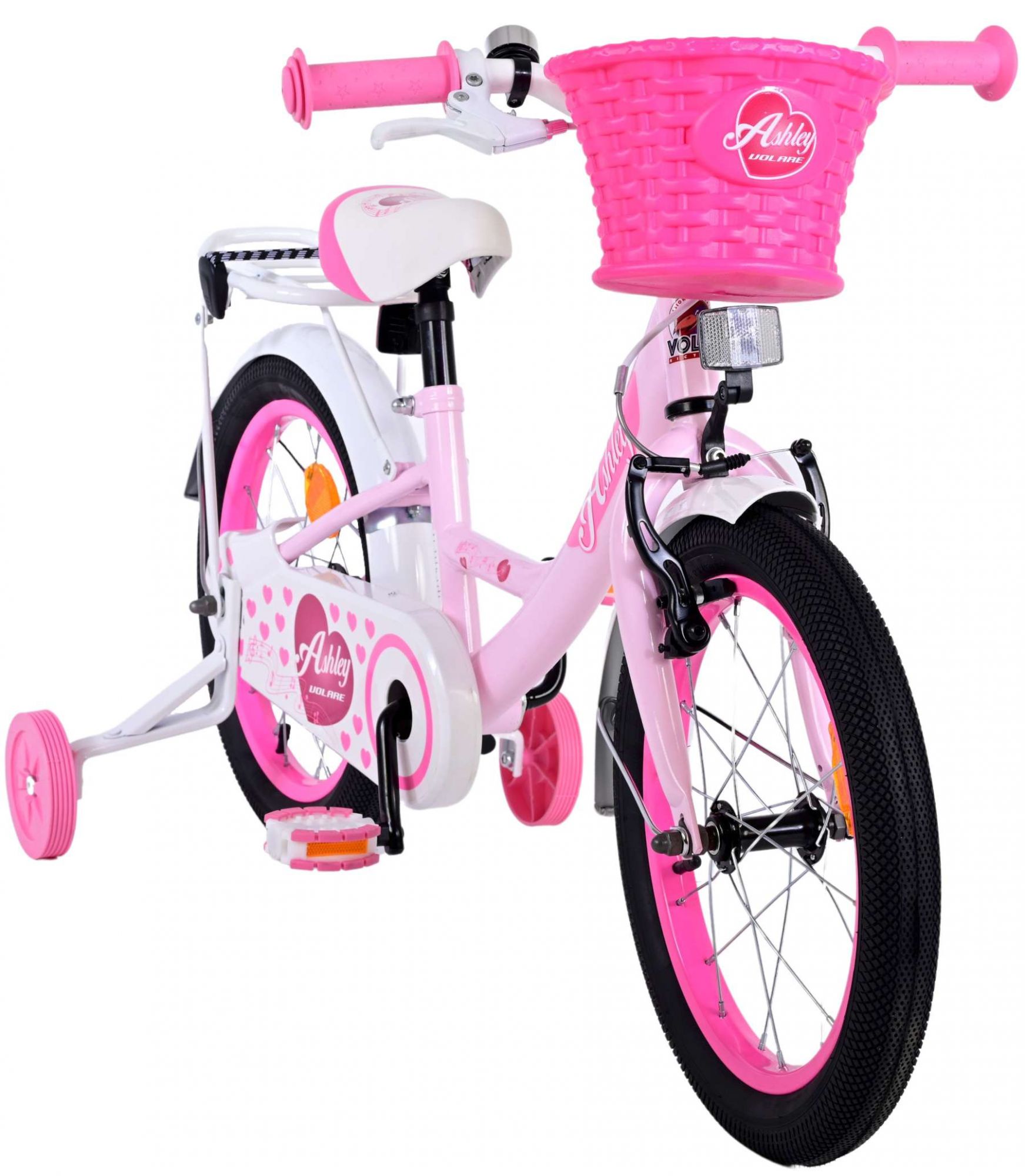 Kinderfahrrad Ashley für Mädchen 16 Zoll Kinderrad in Rosa