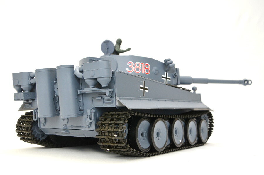 RC Panzer "German Tiger I" 1:16 Graumit mit Rauch und Sound