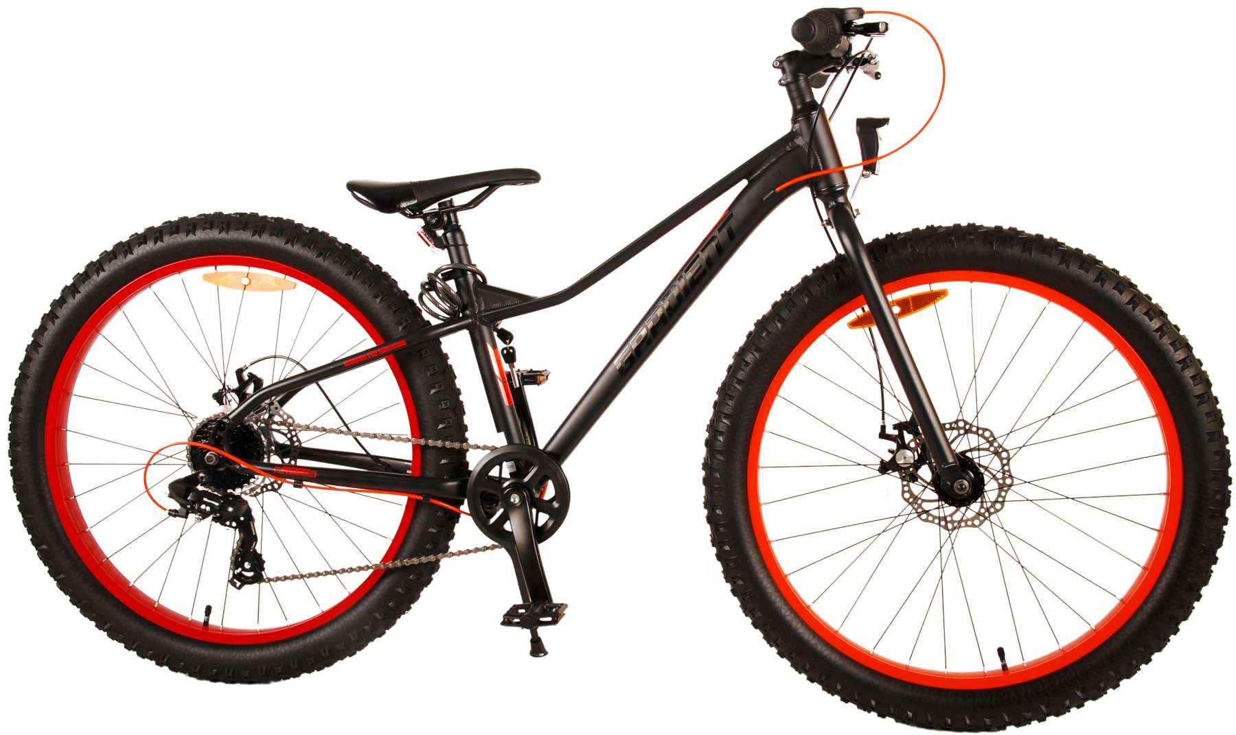 Kinderfahrrad Gradient für Jungen 26 Zoll Fahrrad in Schwarz Orange