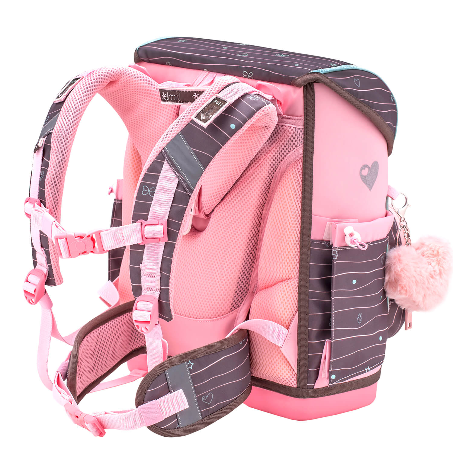 Rucksack Compact Plus Premium Schulranzen Set 5-teile Mint Federtasche Rucksack Compact Plus Premium Schulranzen Set 5-teile Mint Federtasche