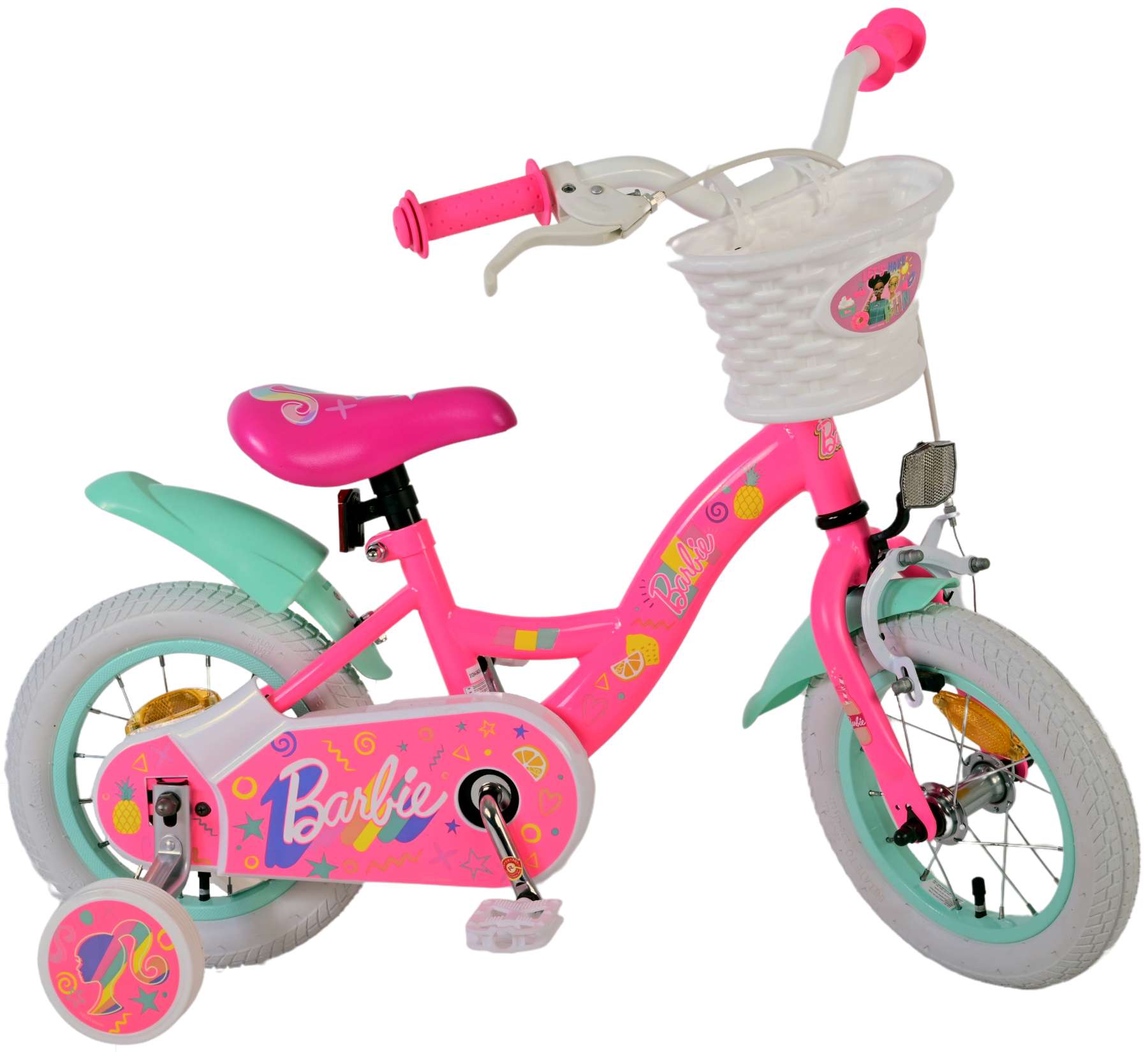 Kinderfahrrad Barbie Fahrrad in Rosa für Mädchen 12 Zoll Kinderrad