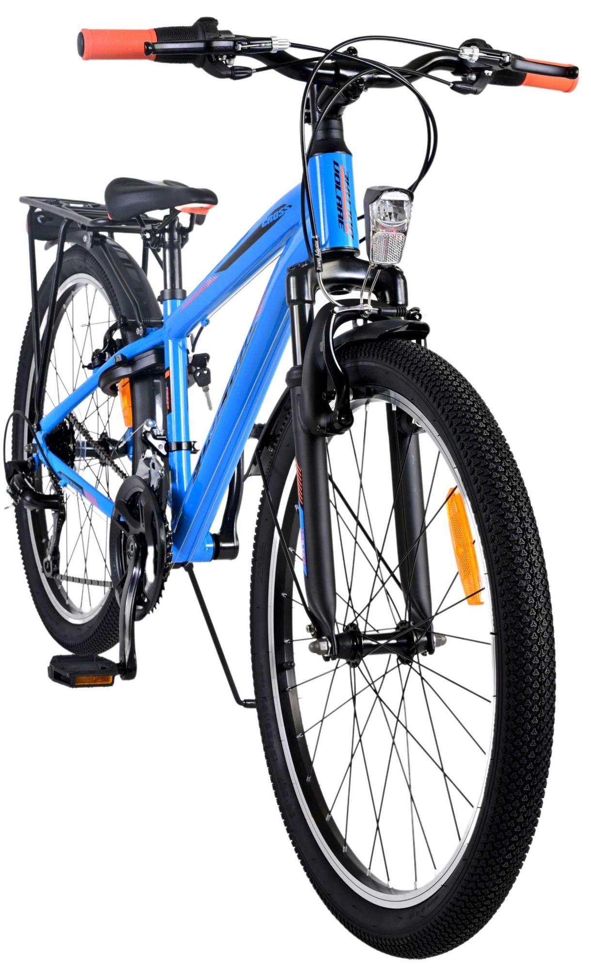 Kinderfahrrad Cross für Jungen 24 Zoll Kinderrad in Blau 18-Gänge Kinderfahrrad Cross für Jungen 24 Zoll Kinderrad in Blau 18-Gänge