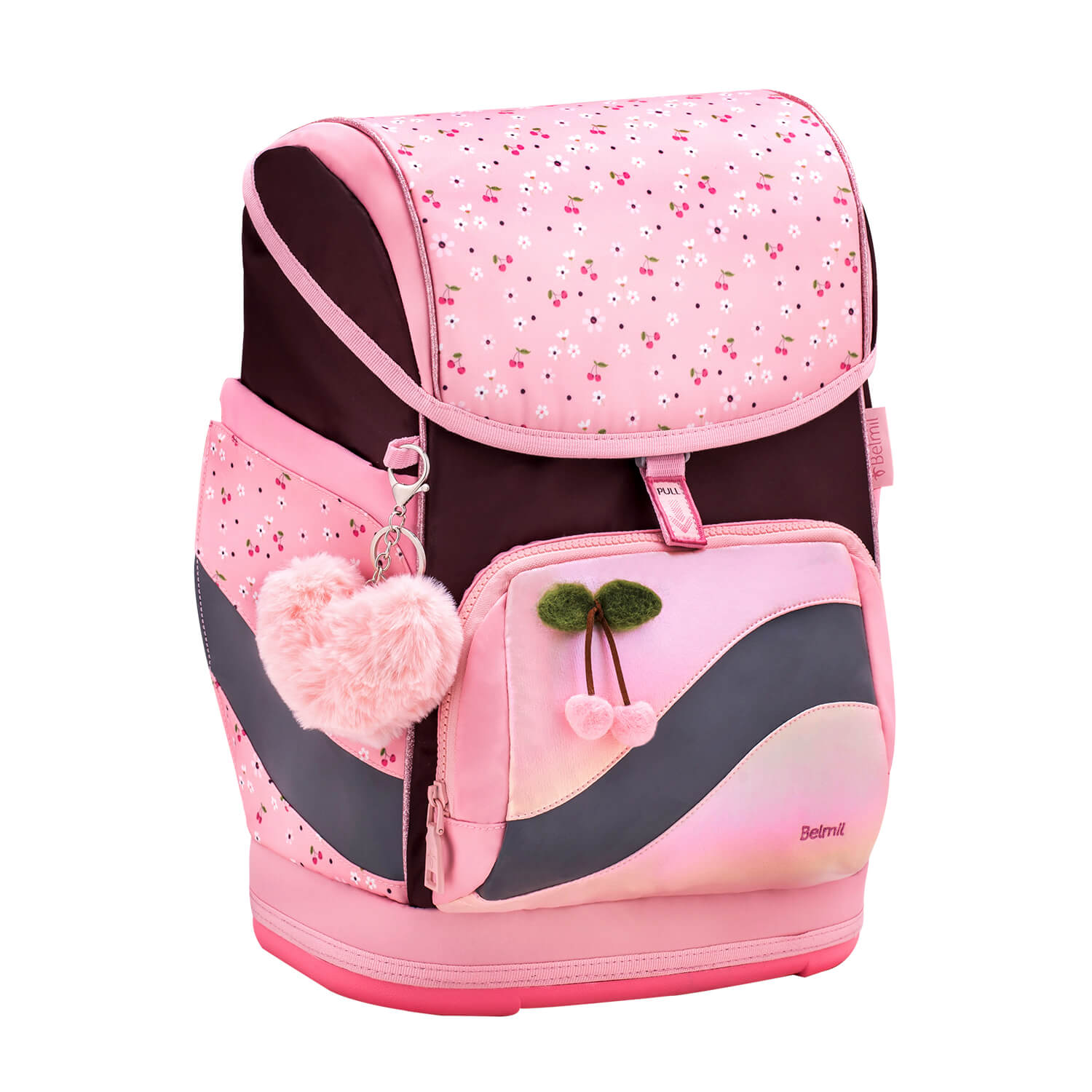 Rucksack Smarty Plus Premium Schulranzen Set 4-teilig Cherry Blossom