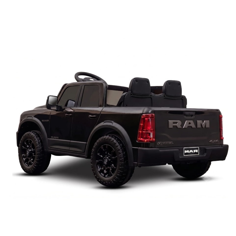 ES-Toys Elektro Kinderauto Dodge RAM 2500 „Rebel“ 24V Mit Ledersitz, 2 Sitzer und EVA Reifen ES-Toys Elektro Kinderauto Dodge RAM 2500 „Rebel“ 24V Mit Ledersitz, 2 Sitzer und EVA Reifen