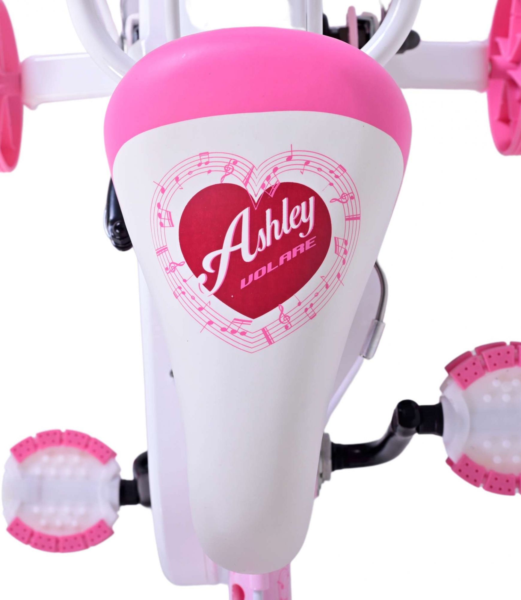 Kinderfahrrad Ashley für Mädchen 12 Zoll Kinderrad in Rosa