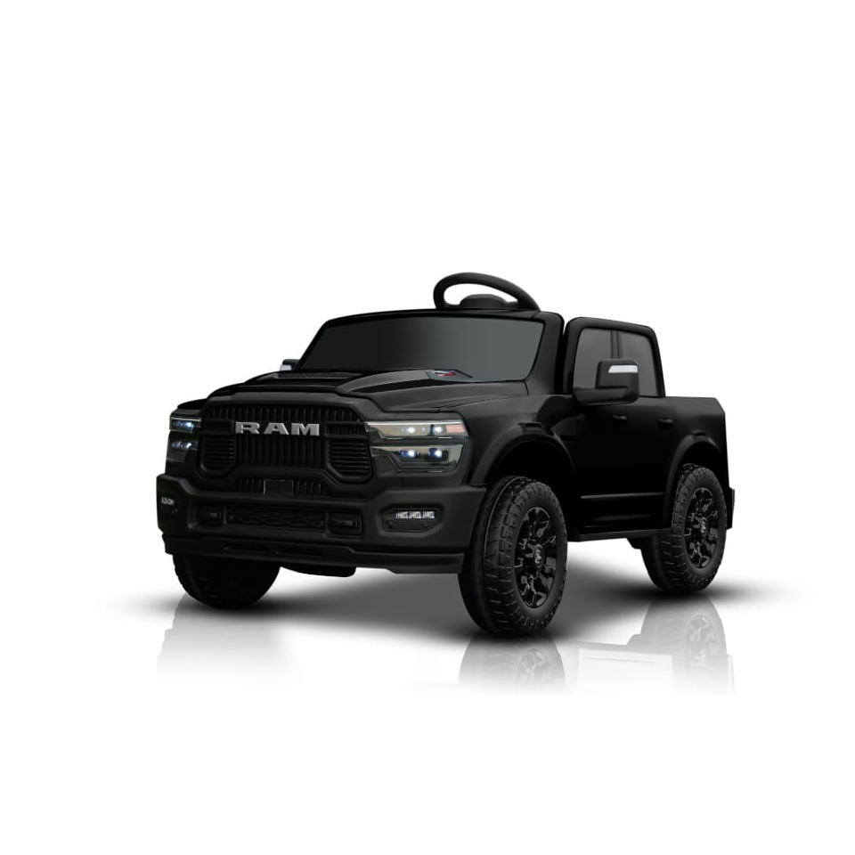 ES-Toys Elektro Kinderauto Dodge RAM 2500 „Rebel“ 24V Mit Ledersitz, 2 Sitzer und EVA Reifen ES-Toys Elektro Kinderauto Dodge RAM 2500 „Rebel“ 24V Mit Ledersitz, 2 Sitzer und EVA Reifen