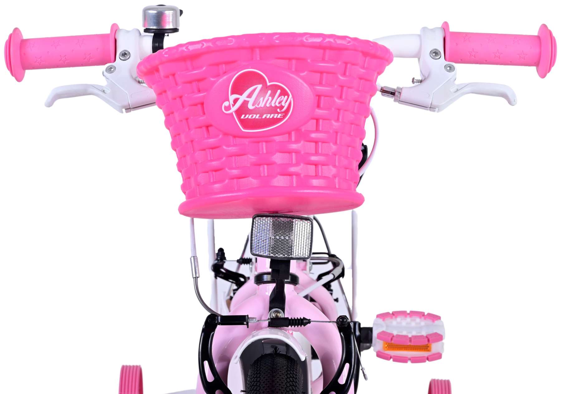 Kinderfahrrad Ashley für Mädchen 12 Zoll Kinderrad in Rosa