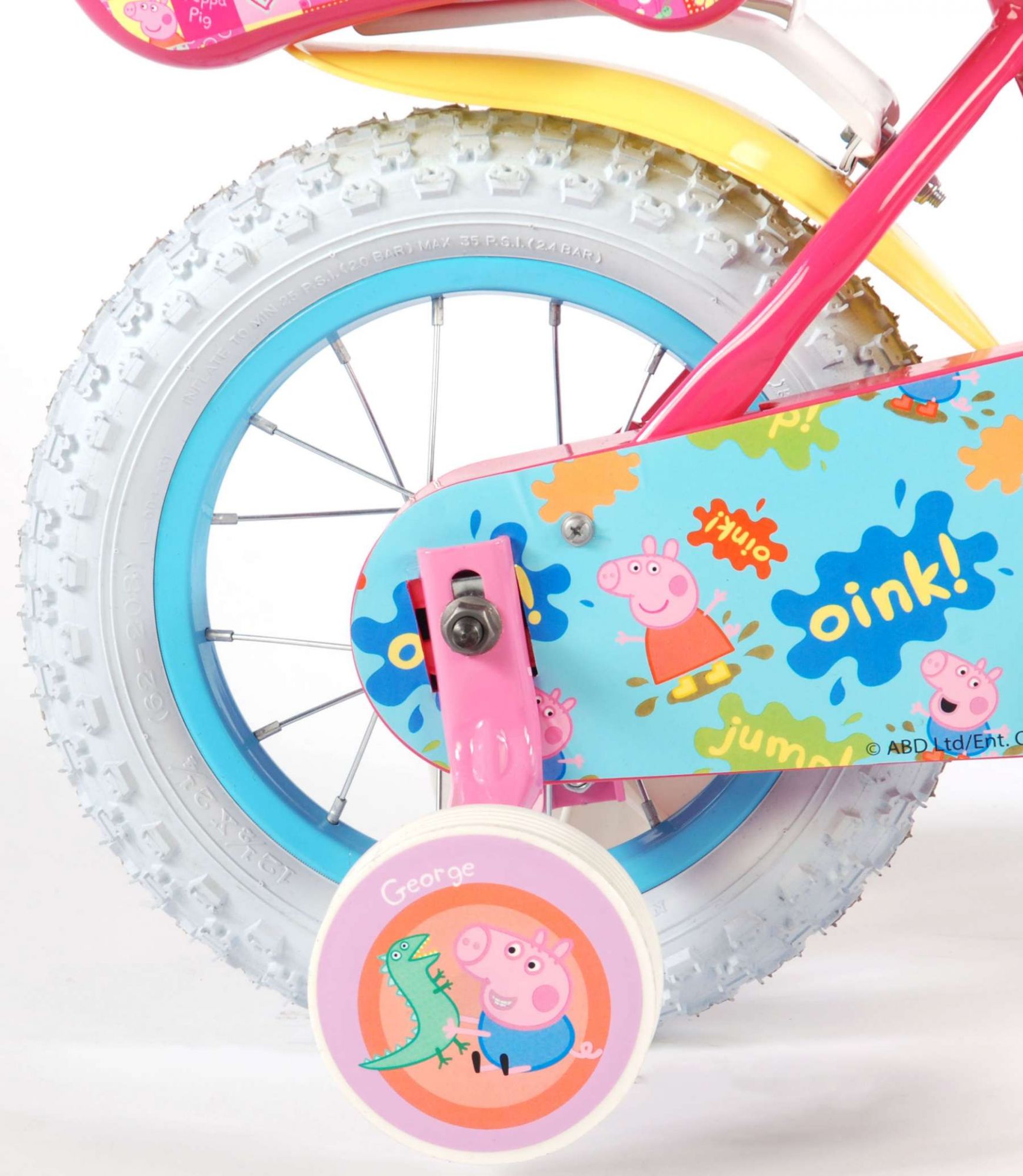 Kinderfahrrad Peppa Pig 12 Zoll Kinderrad in Pink