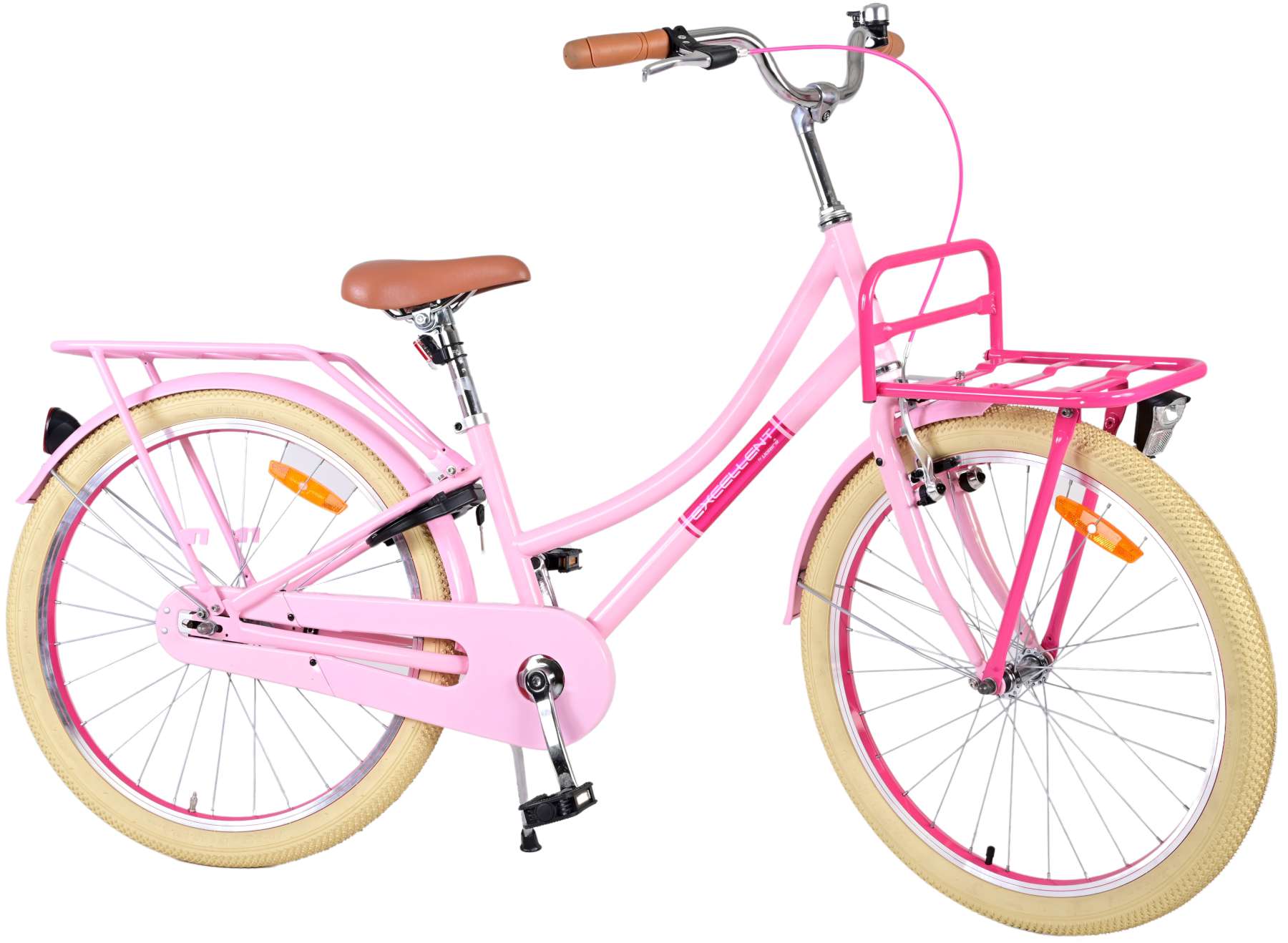 Kinderfahrrad Excellent Fahrrad für Mädchen 24 Zoll Kinderrad in Rosa