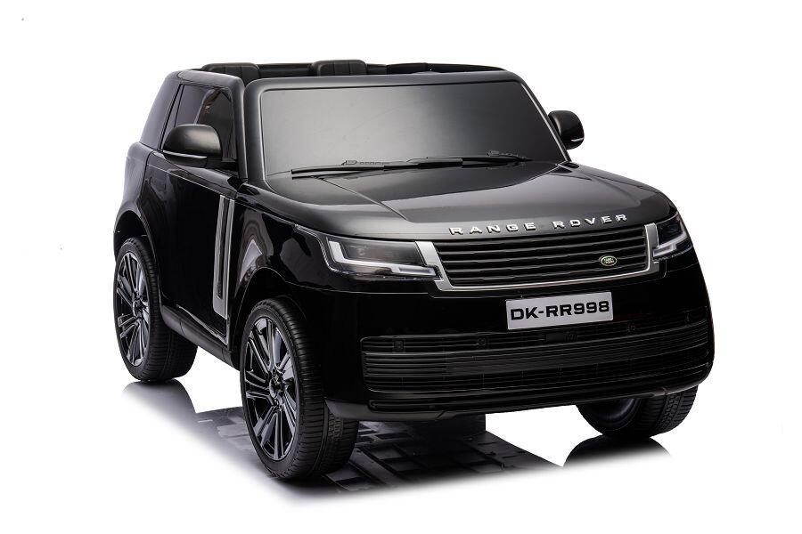 ES-Toys Kinderfahrzeug – Elektro Auto „Land Rover Range Rover“ 2 Sitzer – 12V14AH, 4 Motoren- 2,4Ghz, Bluetooth, Ledersitz+EVA+Lackiert – Schwarz ES-Toys Kinderfahrzeug – Elektro Auto „Land Rover Range Rover“ 2 Sitzer – 12V14AH, 4 Motoren- 2,4Ghz, Bluetooth, Ledersitz+EVA+Lackiert – Schwarz