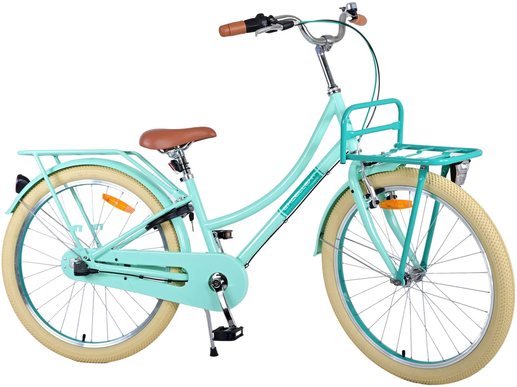 Kinderfahrrad Excellent Fahrrad für Mädchen 24 Zoll Kinderrad in Grün