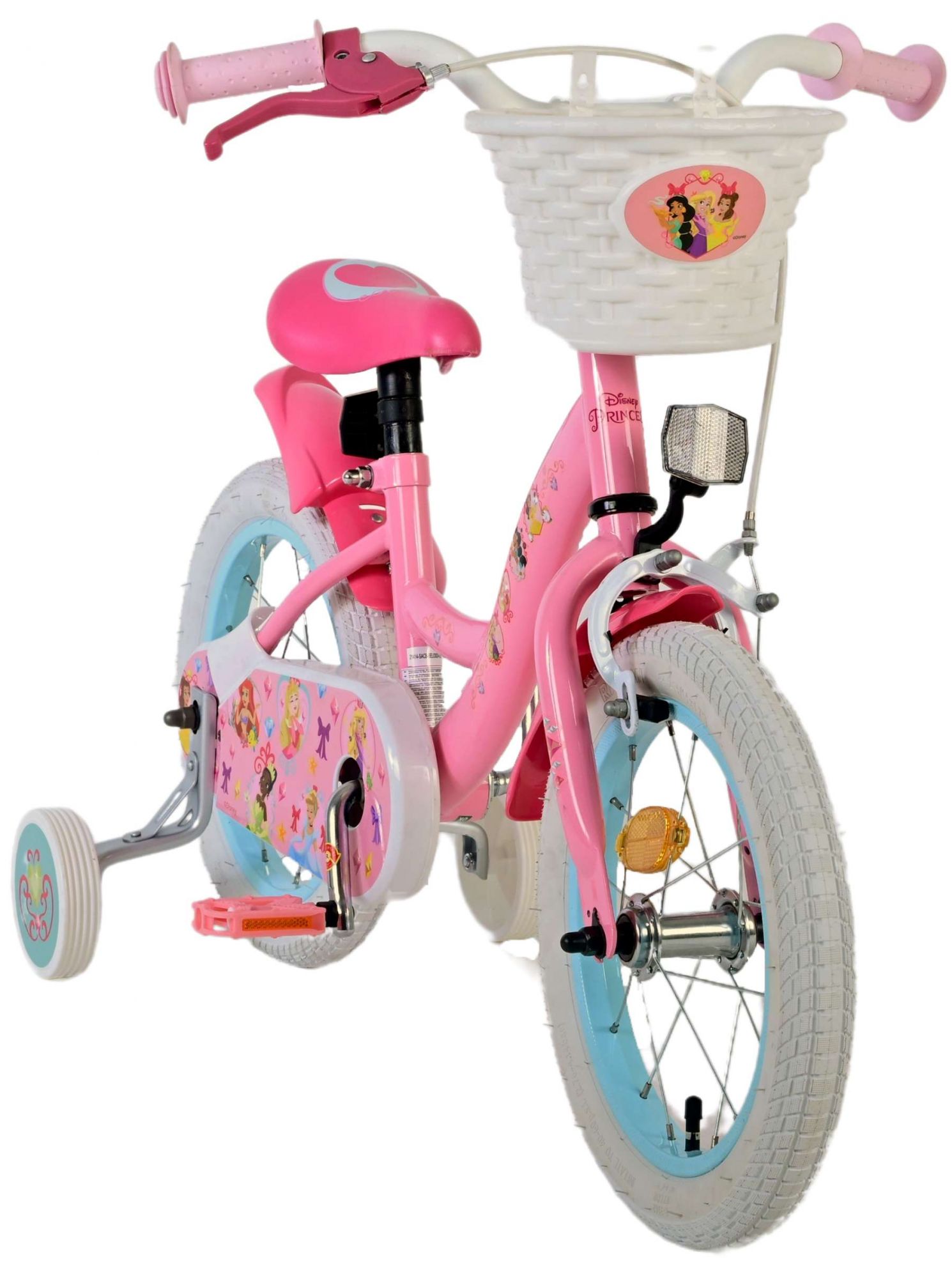 Kinderfahrrad Disney Princess Fahrrad in Rosa für Mädchen 14 Zoll