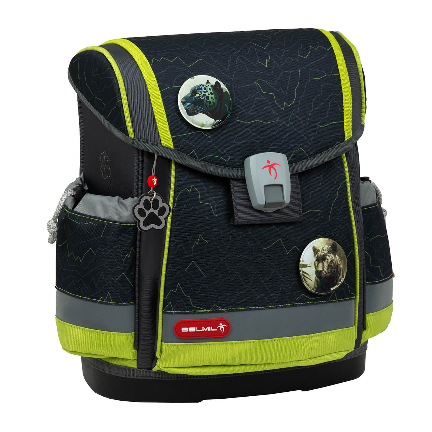 Rucksack Classy Plus ergonomisches SchulranzenSet 5-tei. Mountain Lime