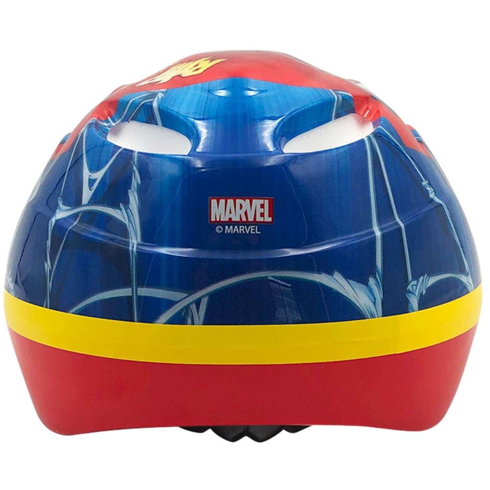 Fahrradhelm Marvel Spiderman Helm in Blau Rot 51 - 55 cm Kinderhelm