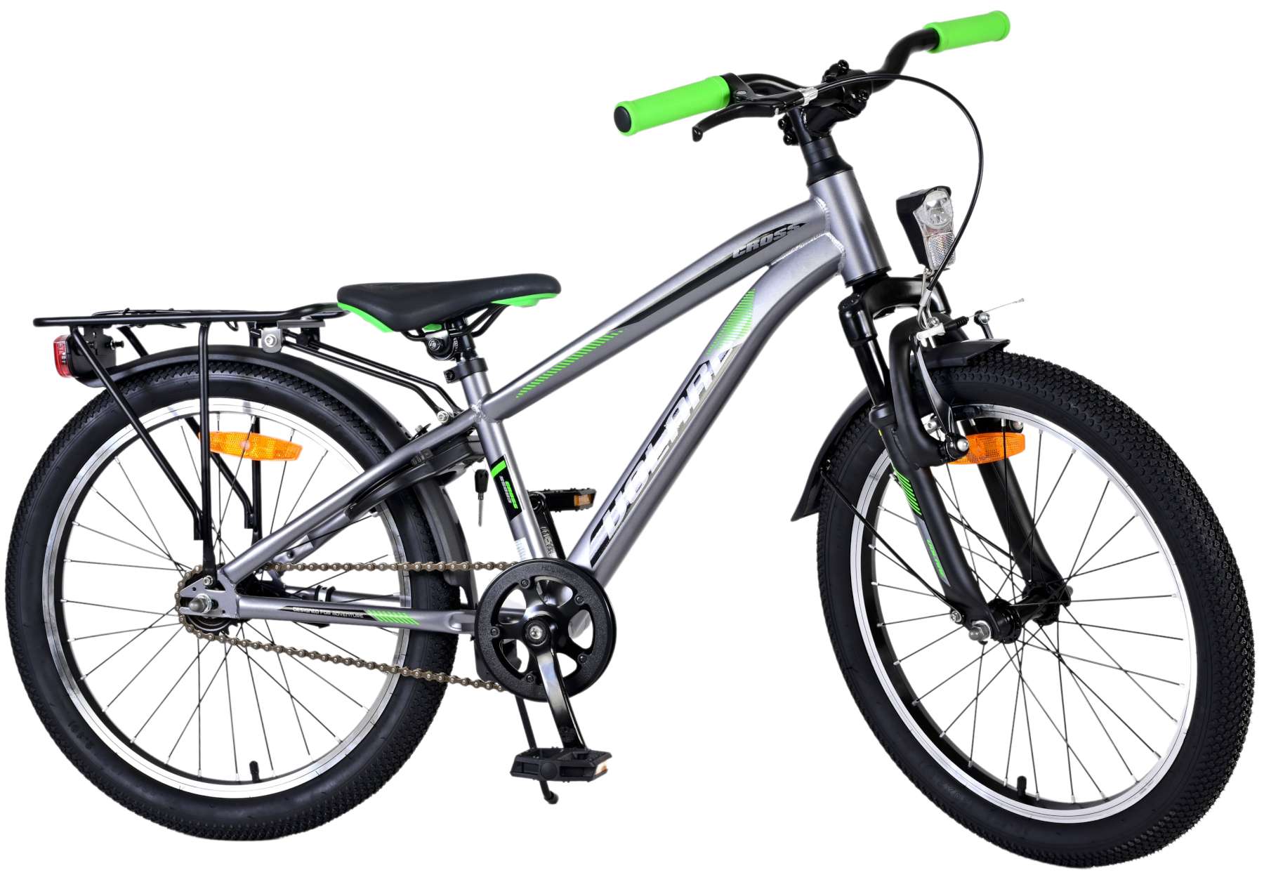 Kinderfahrrad Cross Fahrrad für Jungen 20 Zoll Kinderrad in Dunkelgrau