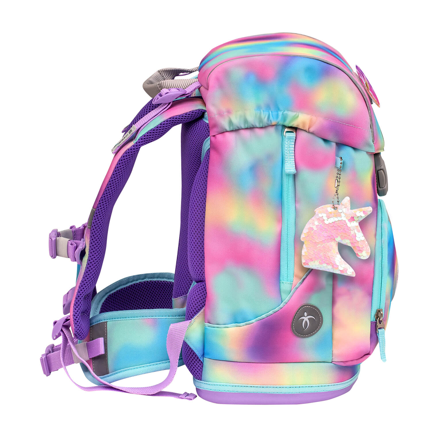 Rucksack Motion ergonomisches Schulranzen Set 5-teilig Rainbow Color