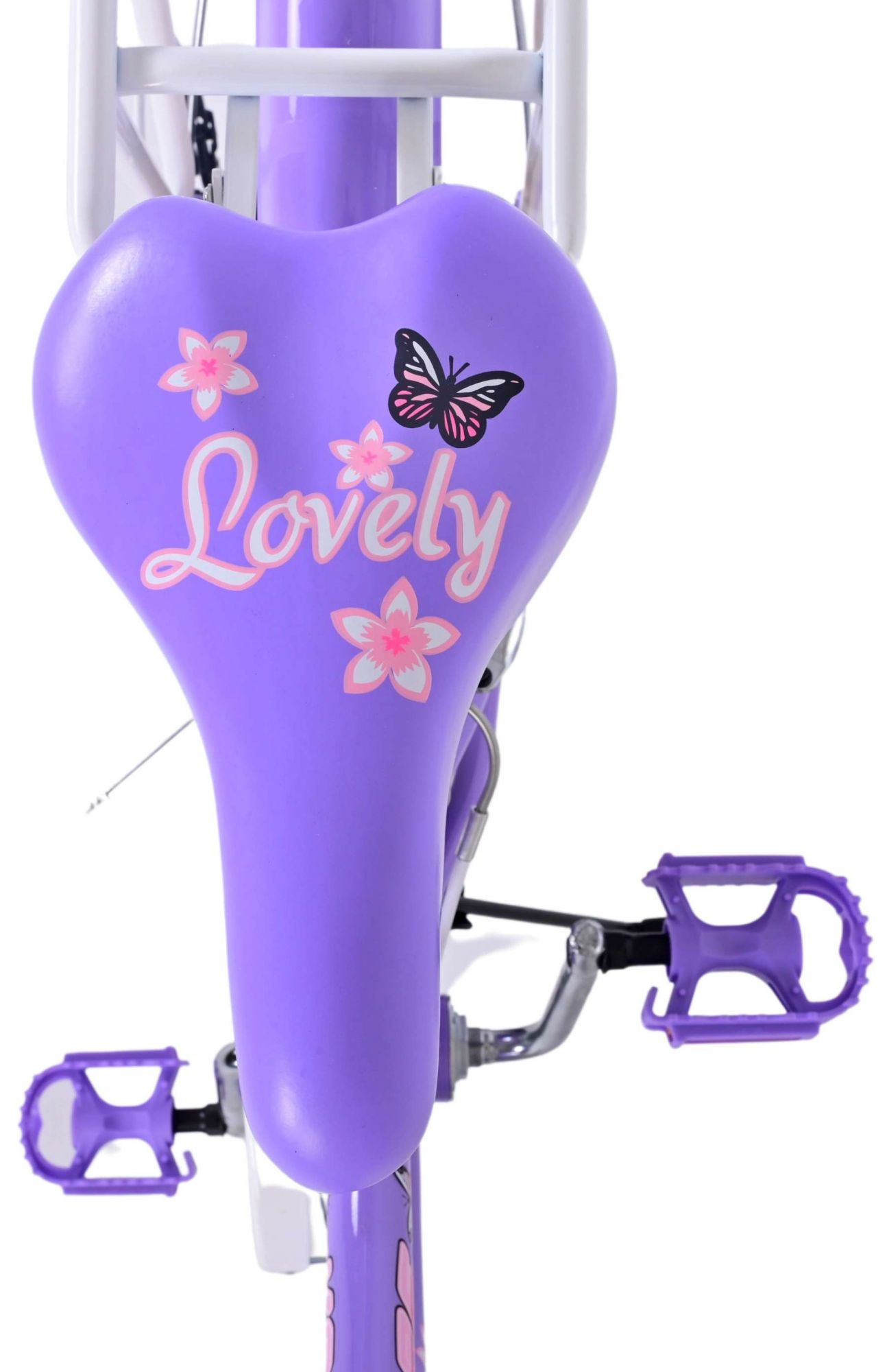 Kinderfahrrad Lovely für Mädchen 20 Zoll Kinderrad in Lila