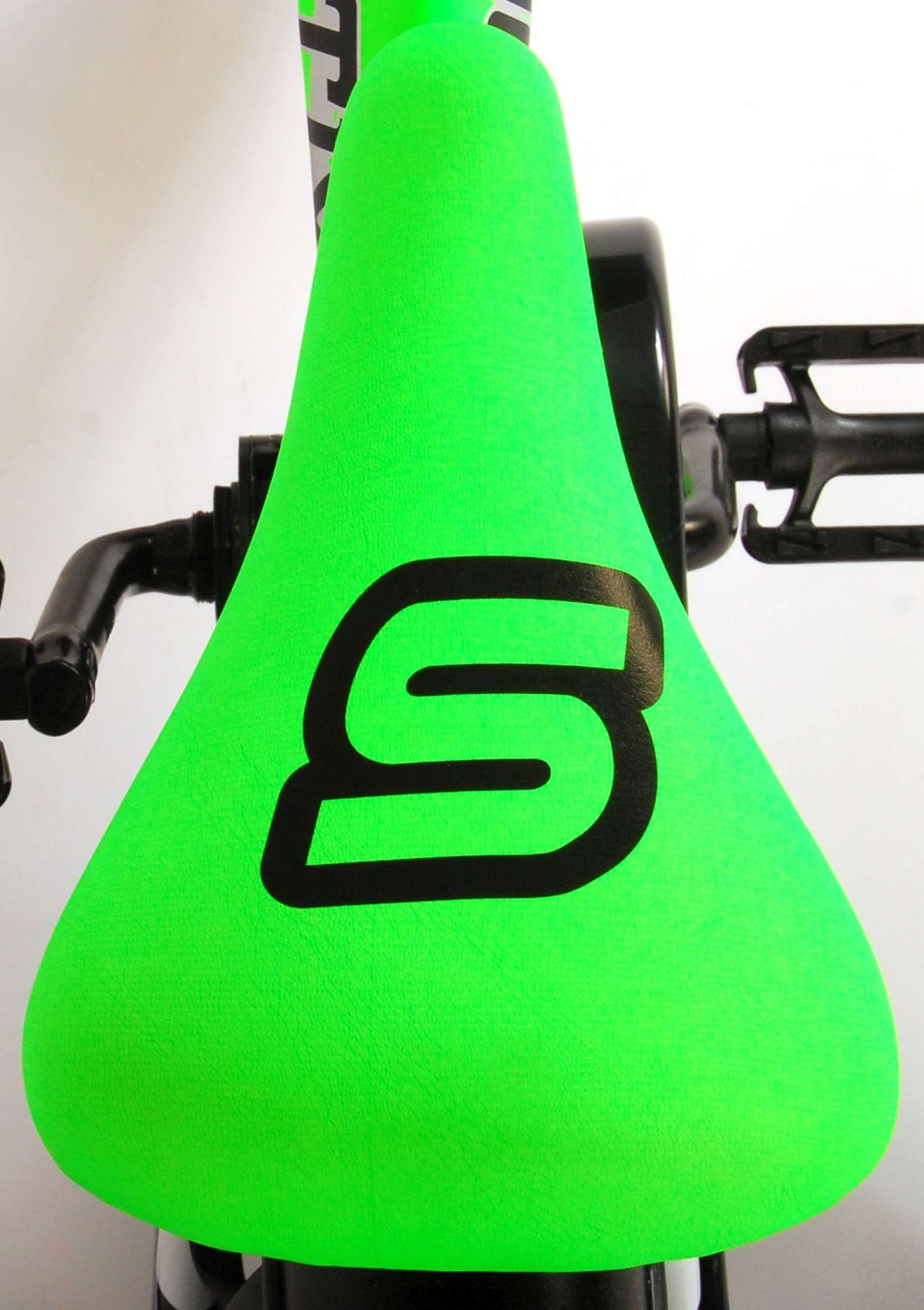 Kinderfahrrad Sportivo für Jungen 12 Zoll Kinderrad Neongrün Schwarz