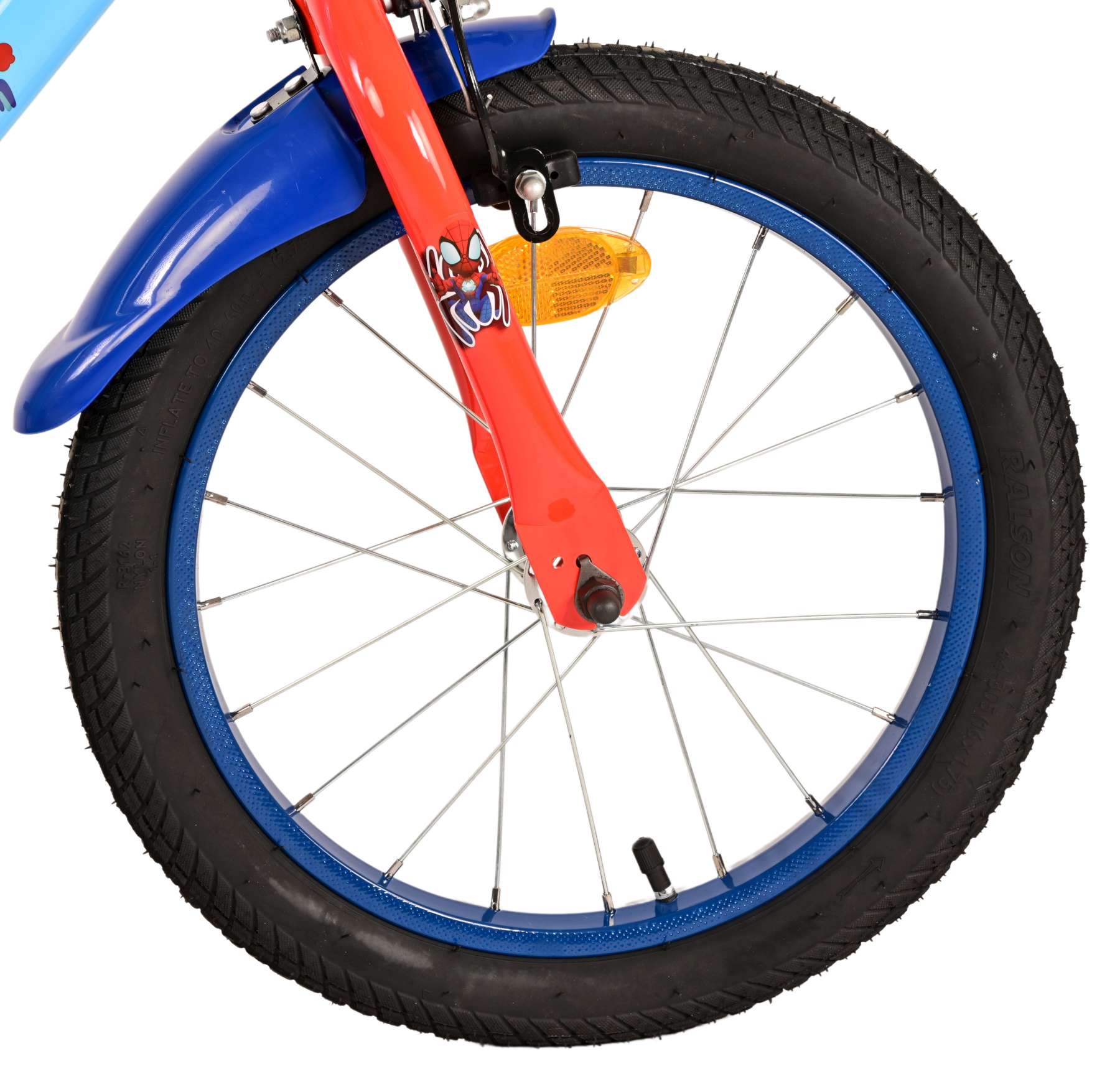 Kinderfahrrad Spidey Fahrrad für Jungen 16 Zoll Kinderrad in Blau