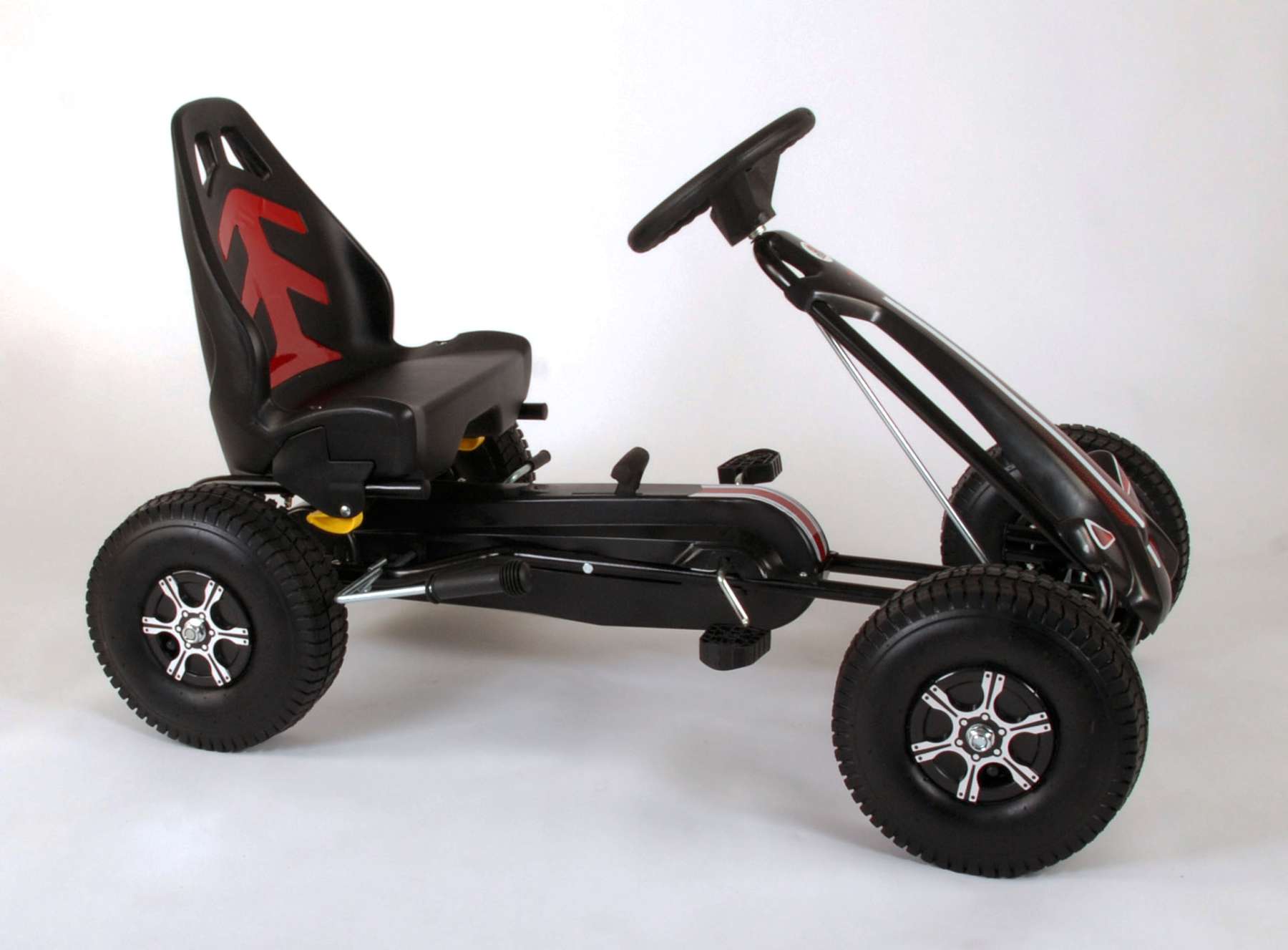 Go Kart Rennwagen für Jungen, groß mit Luftreifen