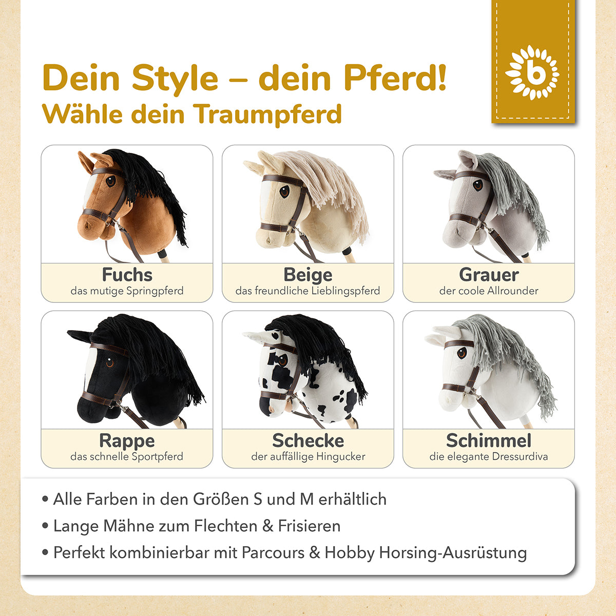 Hobby Horse Grau - Grösse S Hobby Horse Grau - Grösse S
