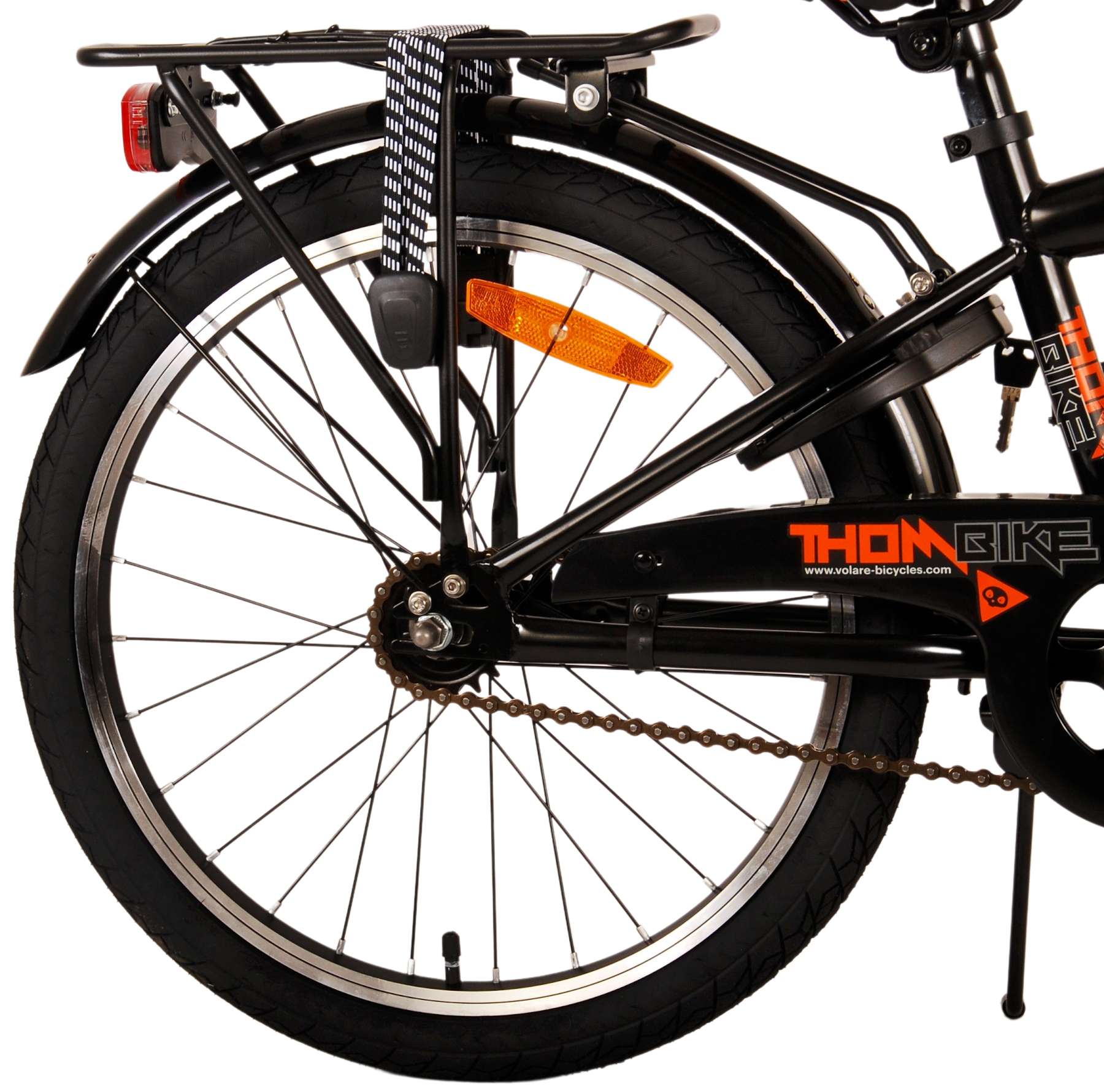 Kinderfahrrad Thombike für Jungen 20 Zoll Kinderrad in Schwarz Orange