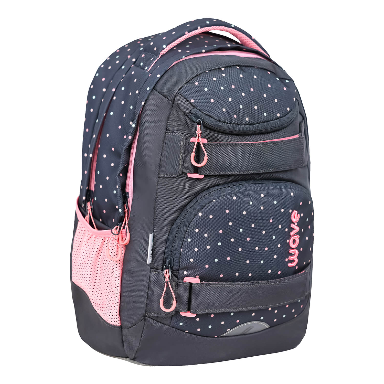 Rucksack Infinity Move Schulrucksack "Dots Pinky"