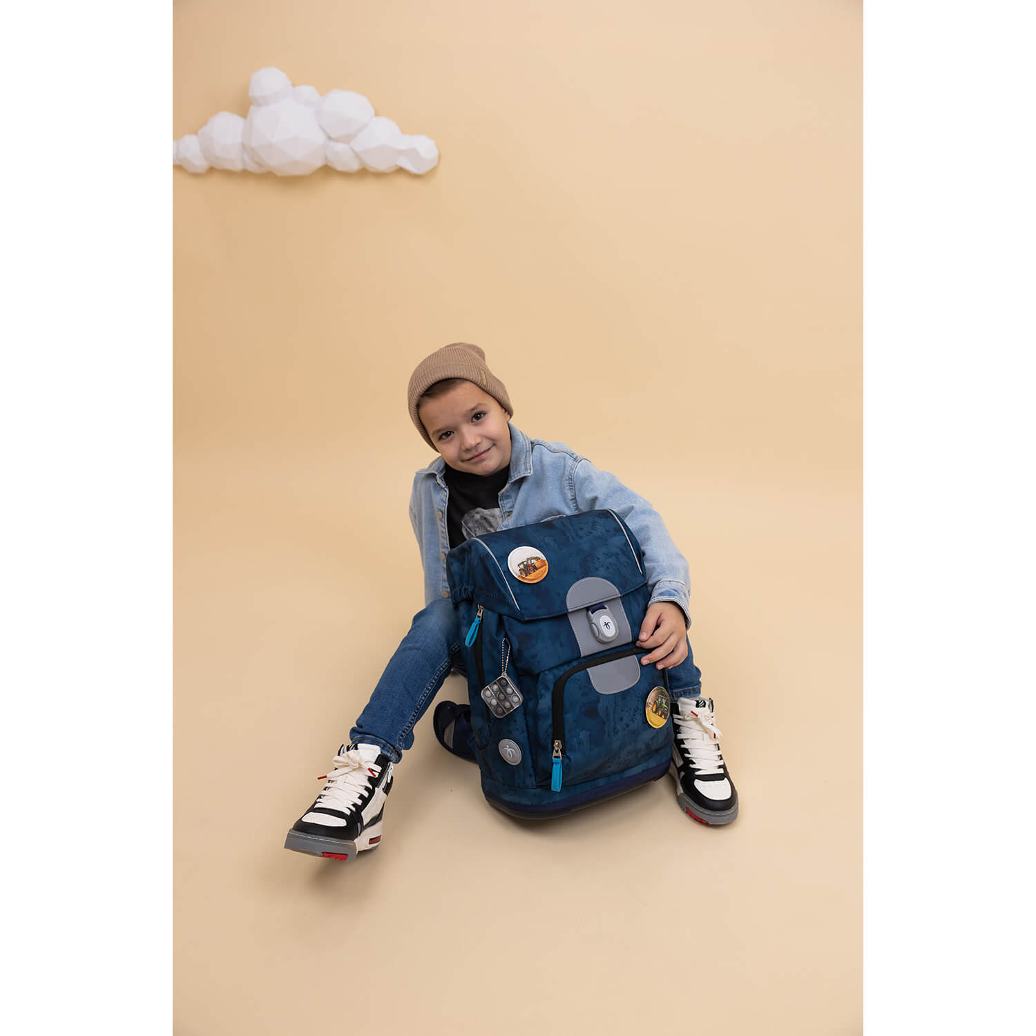 Rucksack Motion ergonomisches Schulranzen Set 5-teilig Blue Splash Rucksack Motion ergonomisches Schulranzen Set 5-teilig Blue Splash