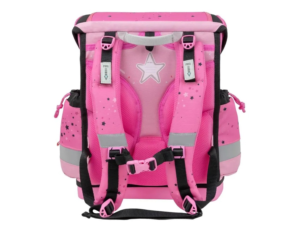 Rucksack Classy Plus ergonomisches Schulranzen-Set 5-teilig Pink Black Rucksack Classy Plus ergonomisches Schulranzen-Set 5-teilig Pink Black