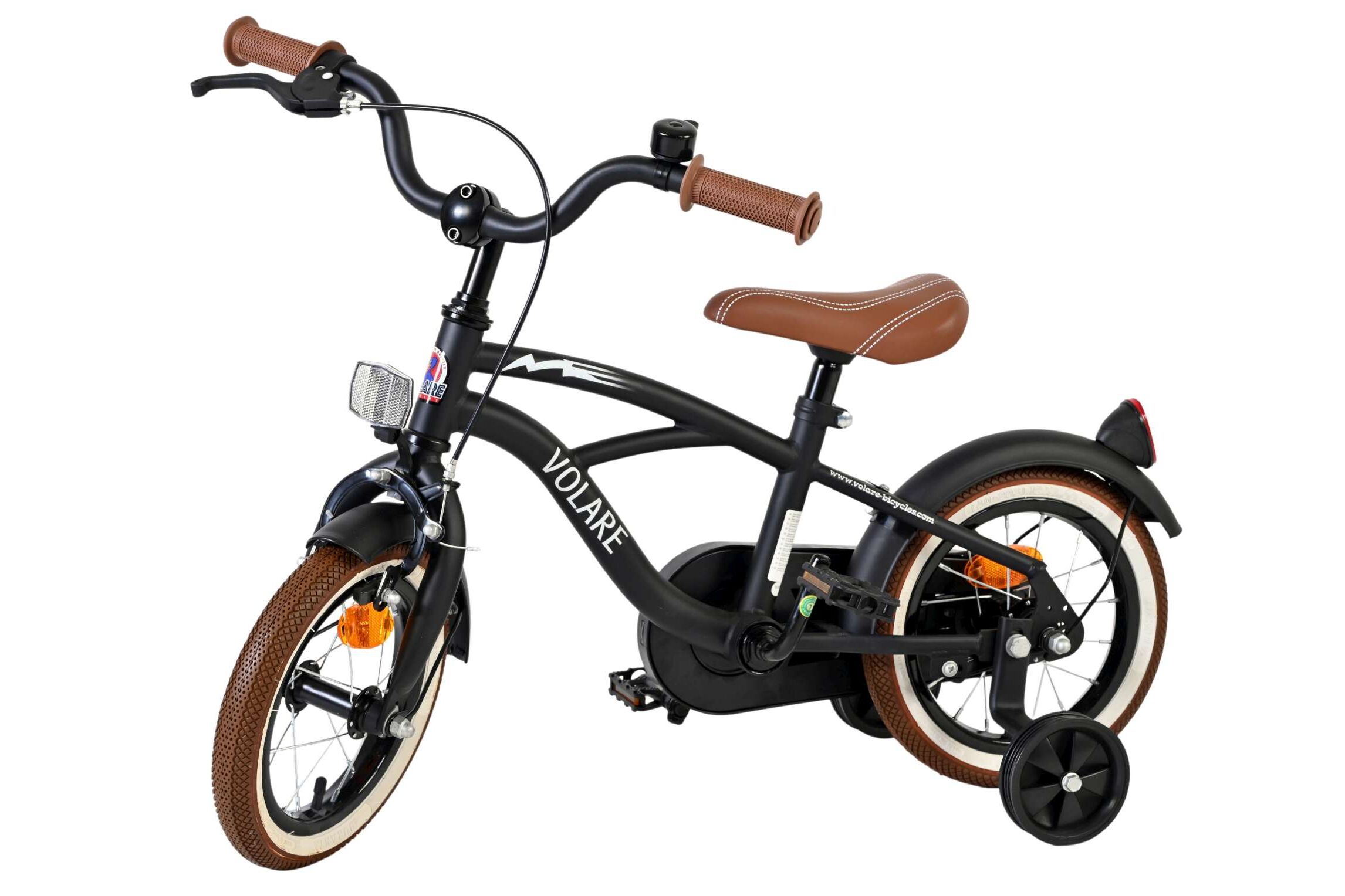 Volare Kinderfahrrad Black Cruiser für Jungen 12 Zoll Kinderrad in Schwarz Volare Kinderfahrrad Black Cruiser für Jungen 12 Zoll Kinderrad in Schwarz