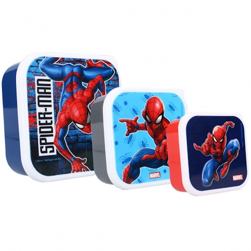 Snackbox Spider-Man (3tlg.) Let's Eat! Brotdose