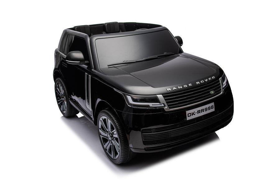 ES-Toys Kinderfahrzeug – Elektro Auto „Land Rover Range Rover“ 2 Sitzer – 12V14AH, 4 Motoren- 2,4Ghz, Bluetooth, Ledersitz+EVA+Lackiert – Schwarz ES-Toys Kinderfahrzeug – Elektro Auto „Land Rover Range Rover“ 2 Sitzer – 12V14AH, 4 Motoren- 2,4Ghz, Bluetooth, Ledersitz+EVA+Lackiert – Schwarz