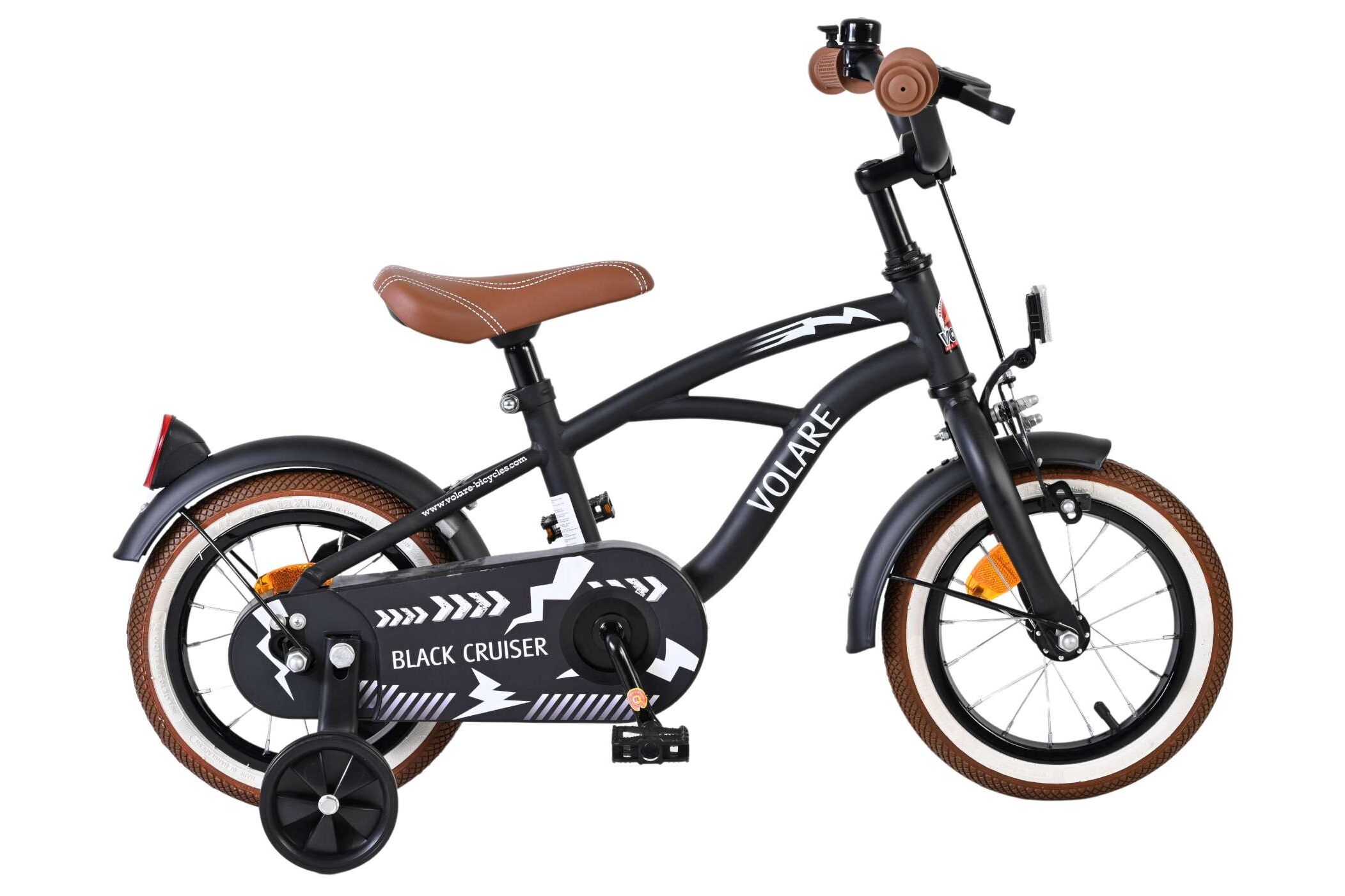 Volare Kinderfahrrad Black Cruiser für Jungen 12 Zoll Kinderrad in Schwarz Volare Kinderfahrrad Black Cruiser für Jungen 12 Zoll Kinderrad in Schwarz