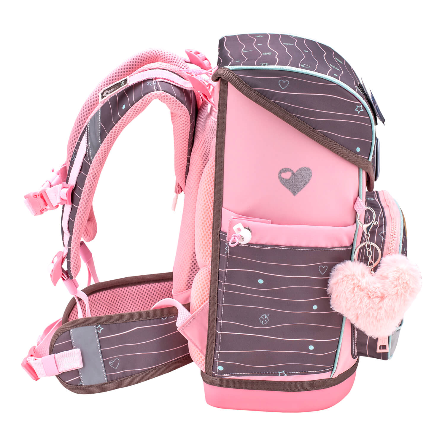 Rucksack Compact Plus Premium Schulranzen Set 5-teile Mint Federtasche Rucksack Compact Plus Premium Schulranzen Set 5-teile Mint Federtasche