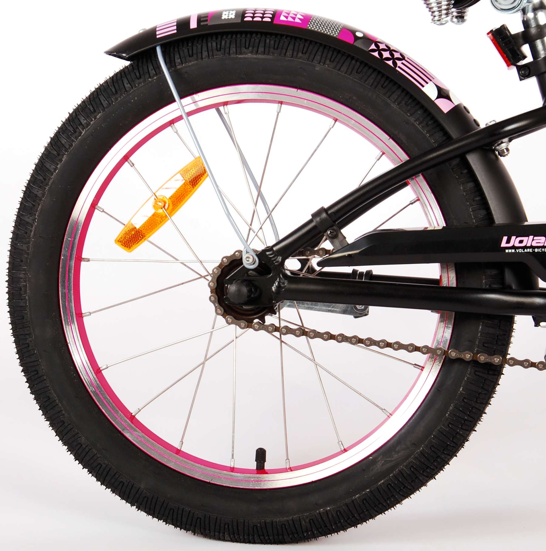 Kinderfahrrad Miracle Cruiser für Mädchen 18 Zoll Kinderrad Schwarz